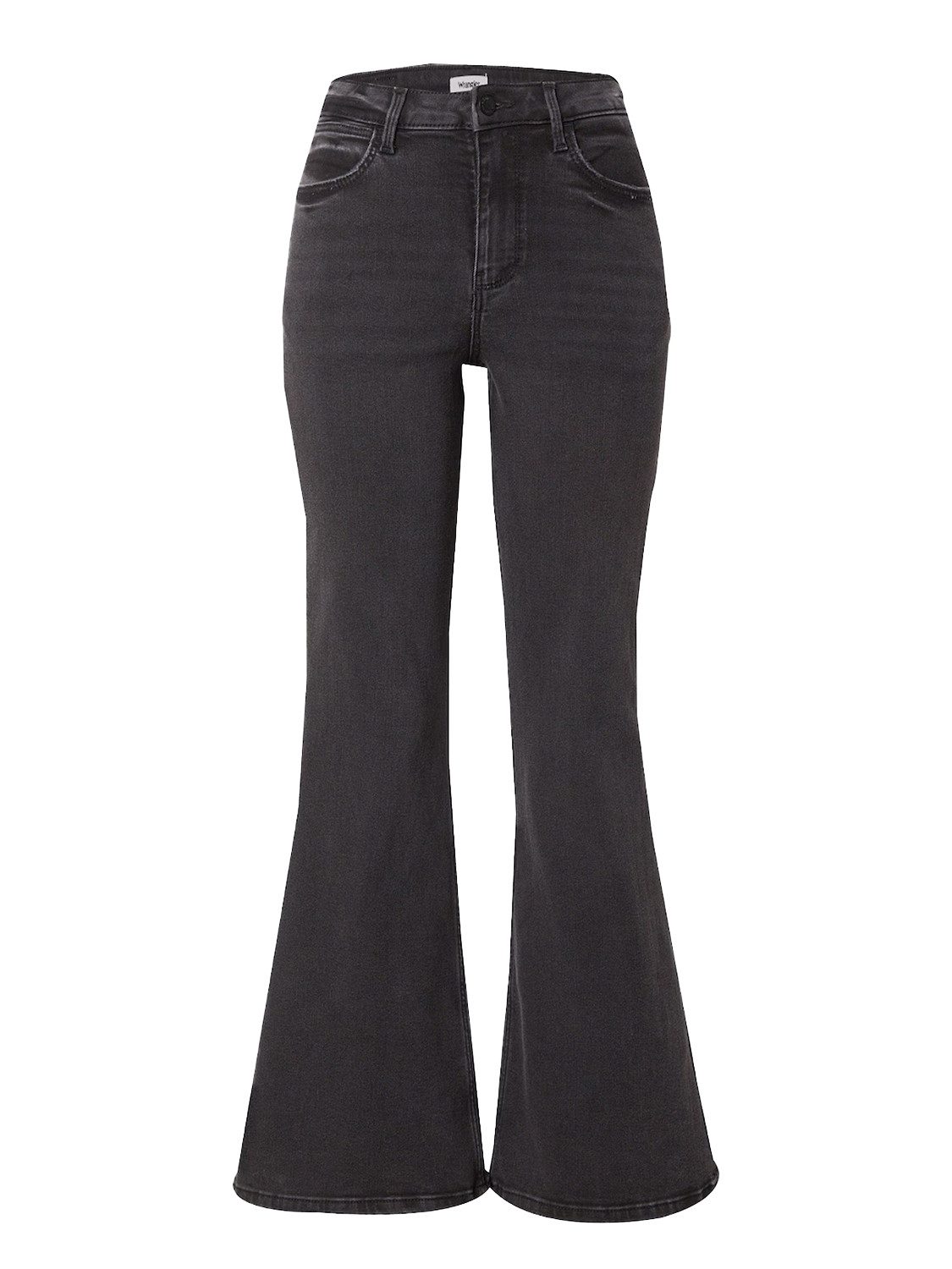 Wrangler Bootcut-Jeans Flared Fit - FIERCE CONSTELLATION High Waist, verkürzte Beinpartie, Superstretch