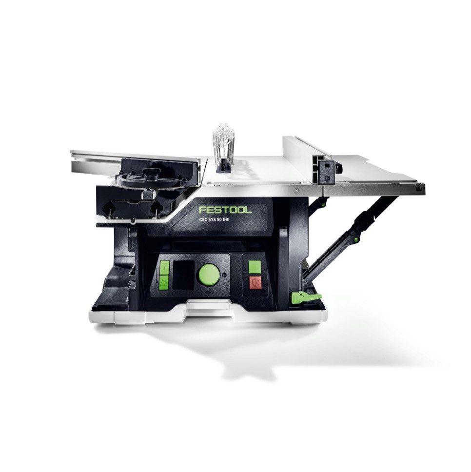 FESTOOL Akku-Tischkreissäge CSC SYS 50 EBI-Basic Akku Tischkreissäge 36 V (2x 18 V) 168 mm