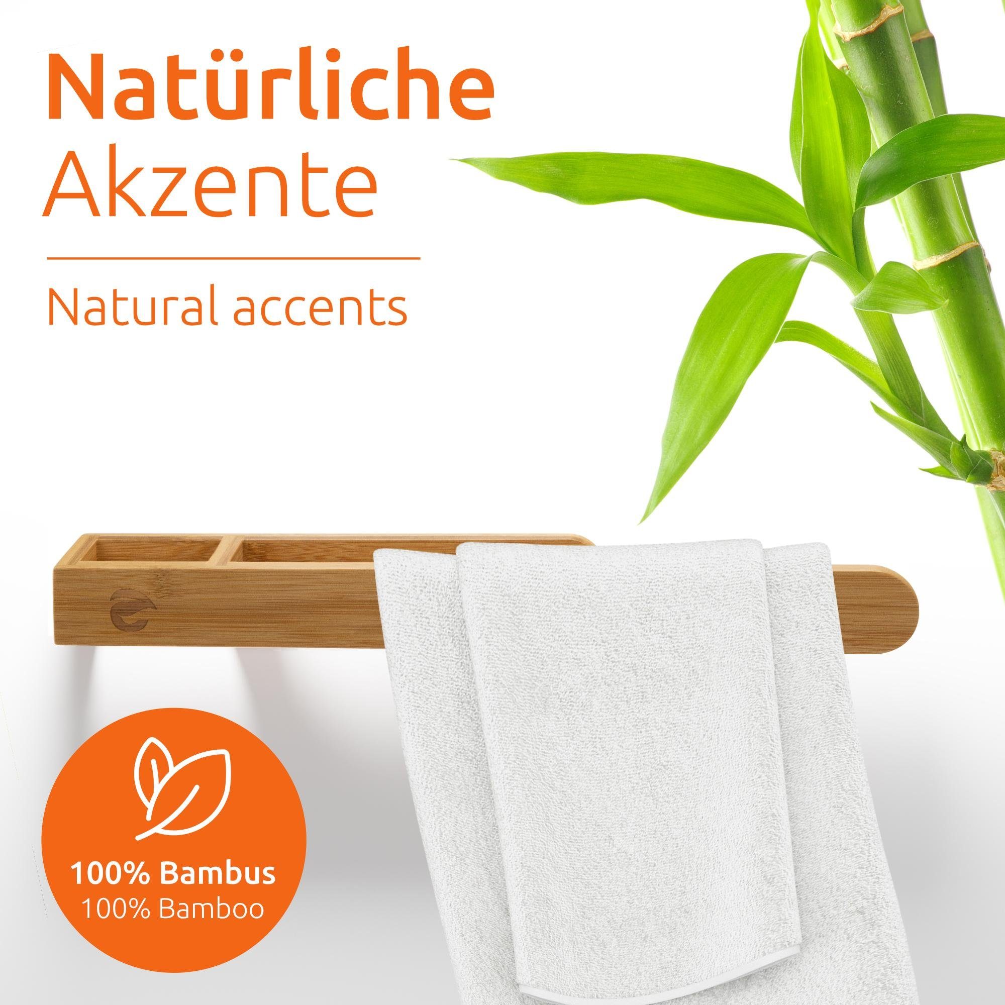 ECENCE Handtuchhalter Handtuchhalter Holz ohne Bohren günstig online kaufen