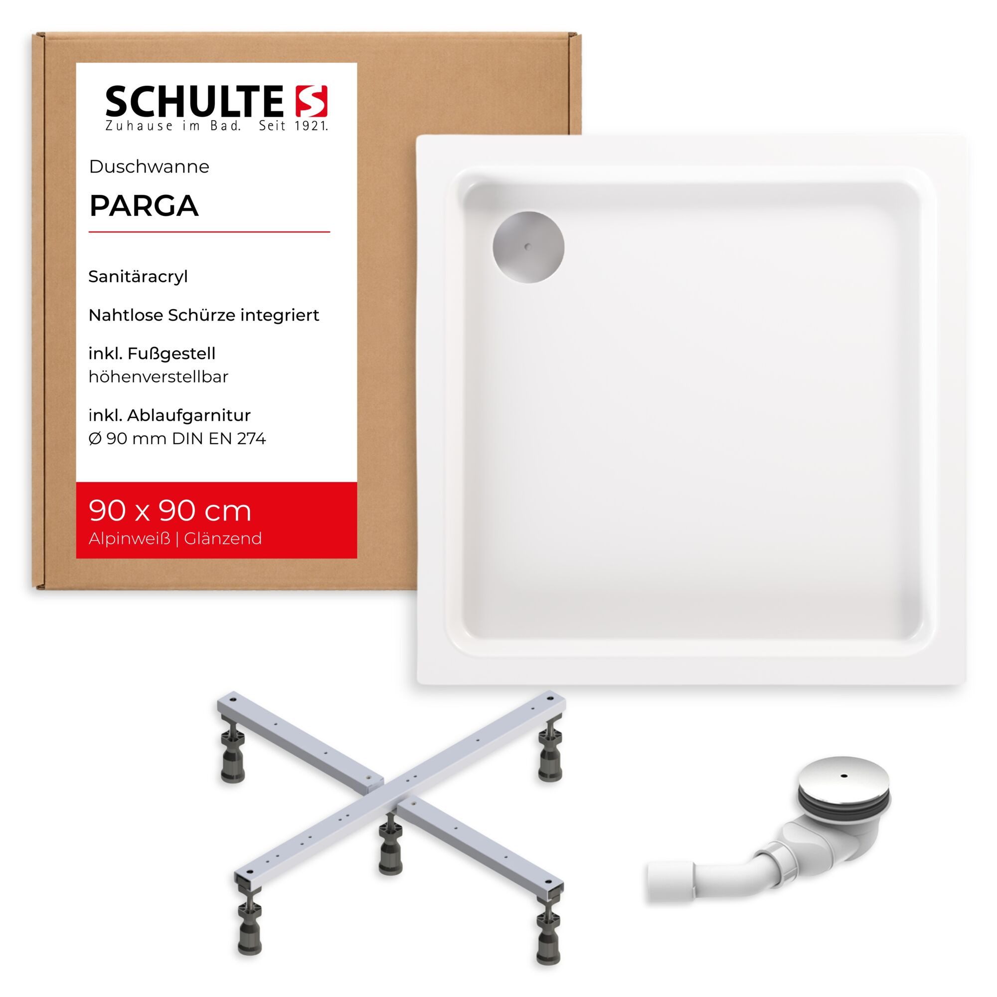 Schulte Duschwanne Parga, Sanitäracryl
