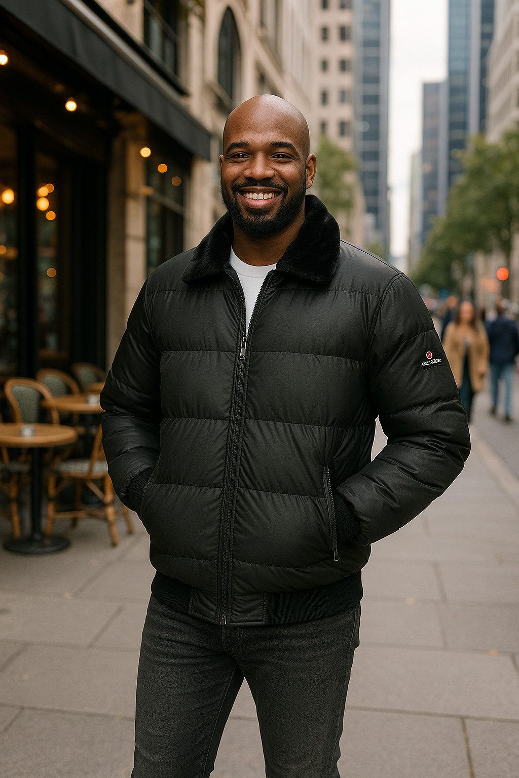 BLACKROCK Steppjacke Herren, Winterjacke mit Kapuze, Wintermantel wärmend, günstig online kaufen