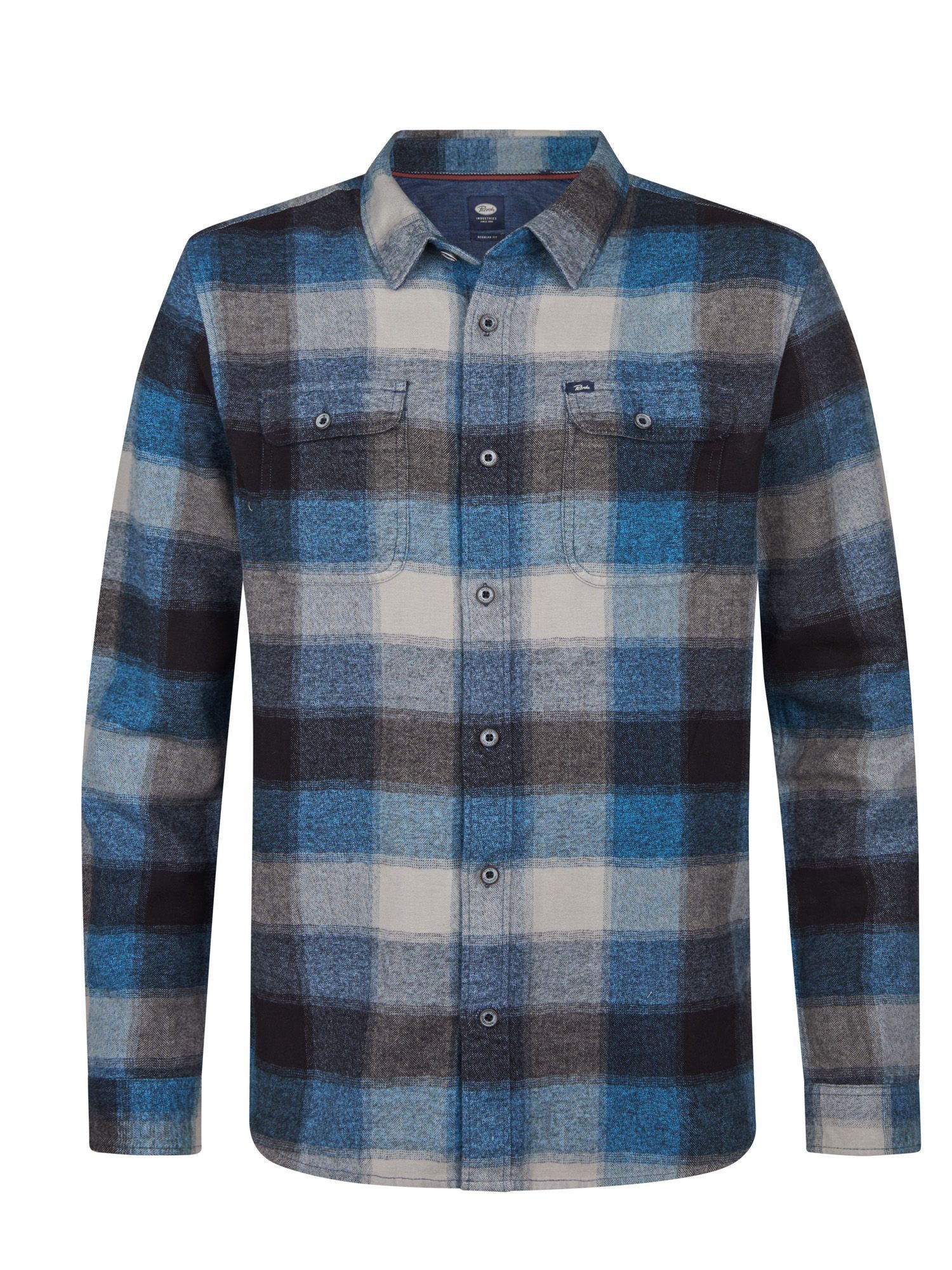 Langarmhemd Men Shirt Long Sleeve Check