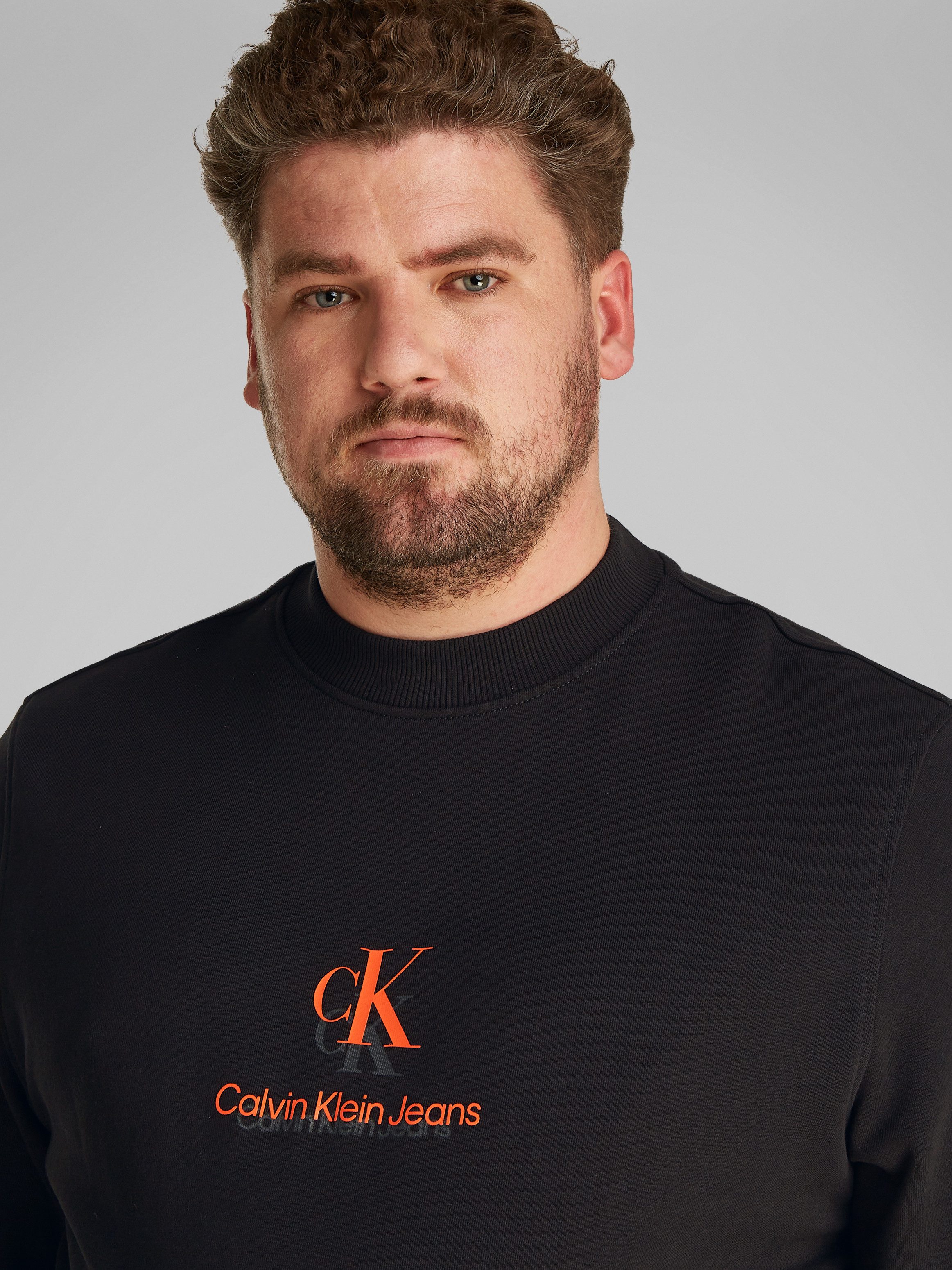 Calvin Klein Jeans Plus Sweatshirt PLUS SHADOW LOGO CREW NECK in großen Grö günstig online kaufen