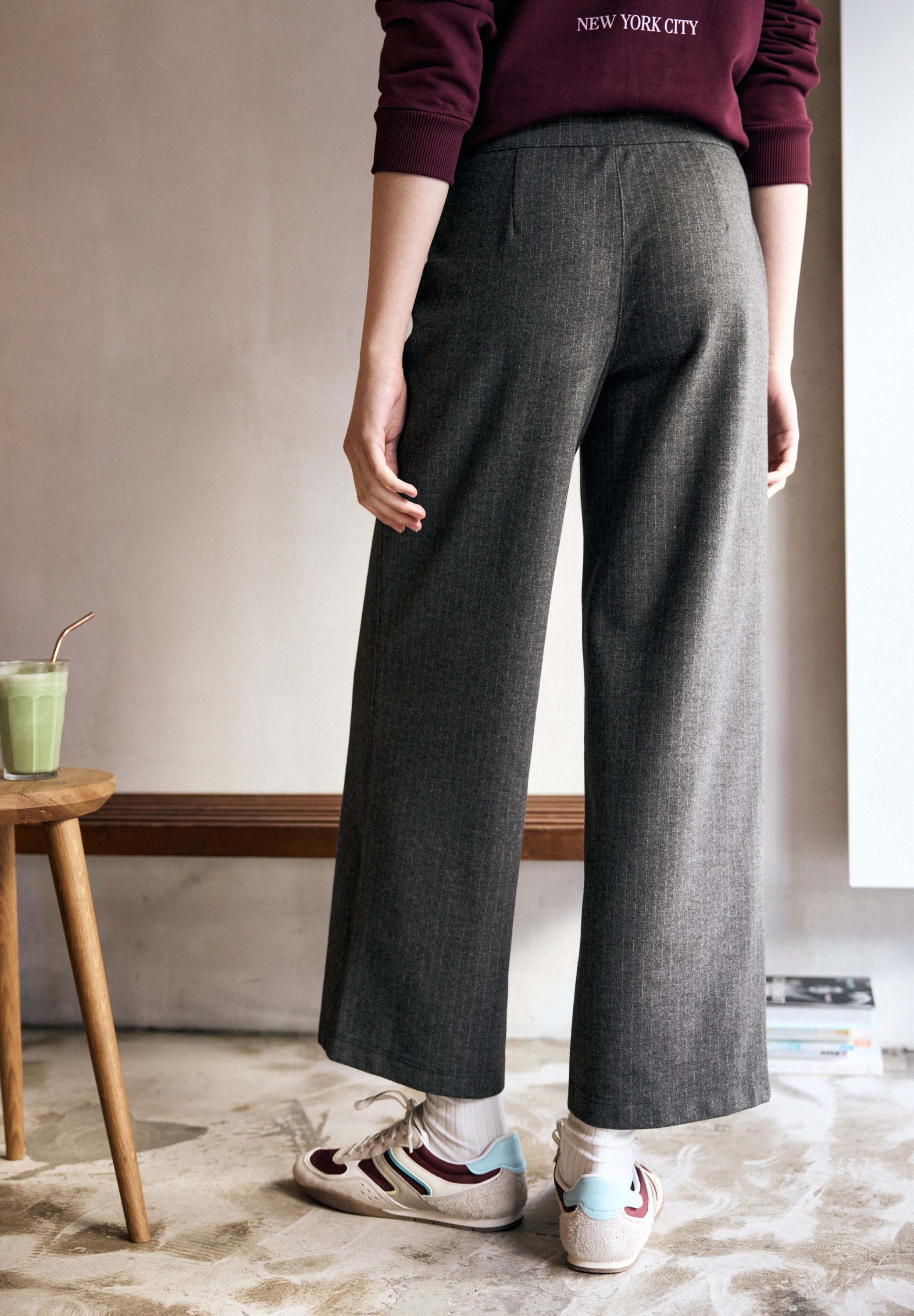 STREET ONE STUDIO Culotte mit Nadelstreifenmuster günstig online kaufen