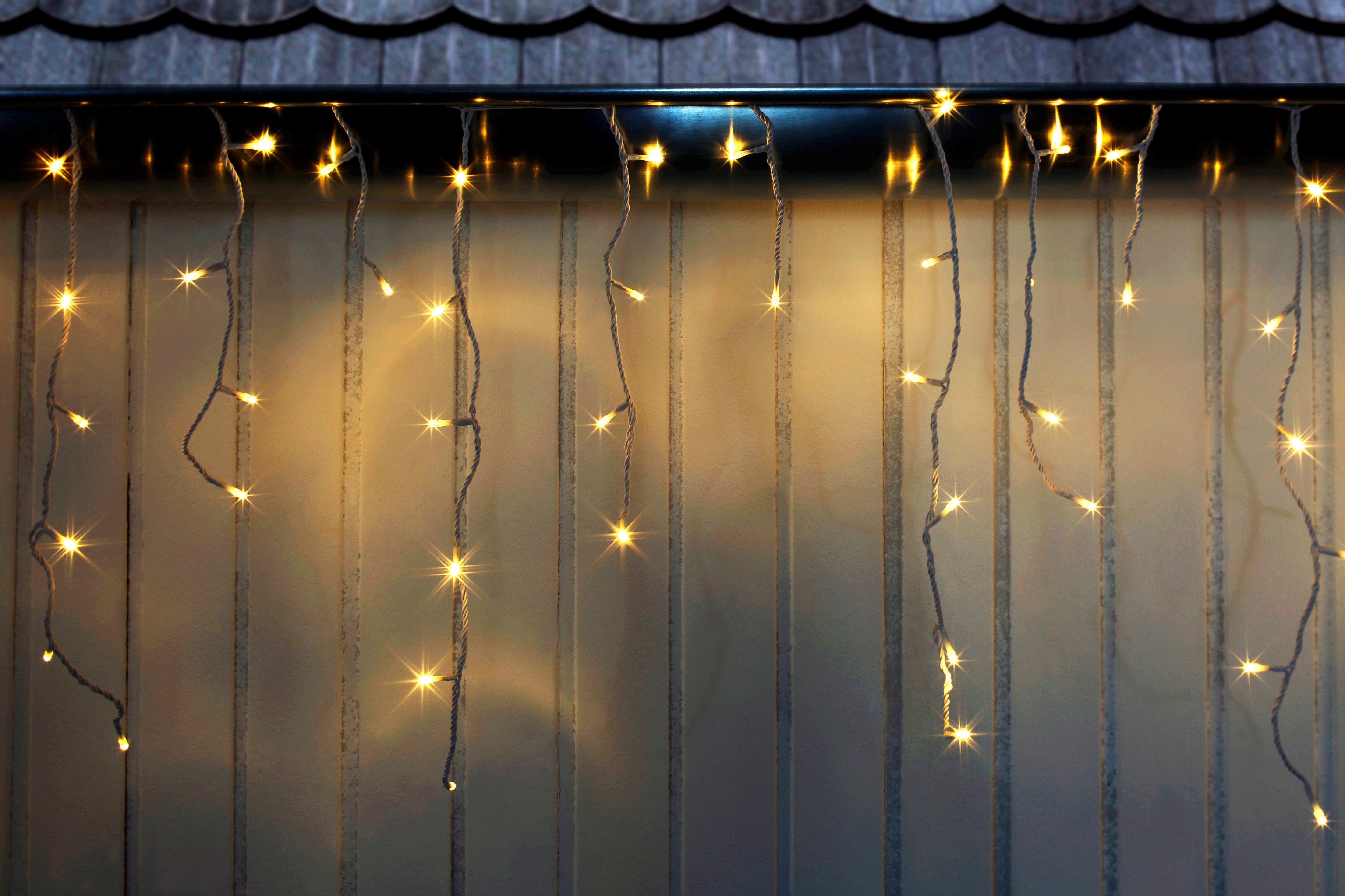 Lichterregen, aussen, my Meter 5 LED-Lichterkette Eisregen, Weihnachtsdeko ca. Zuleitung home