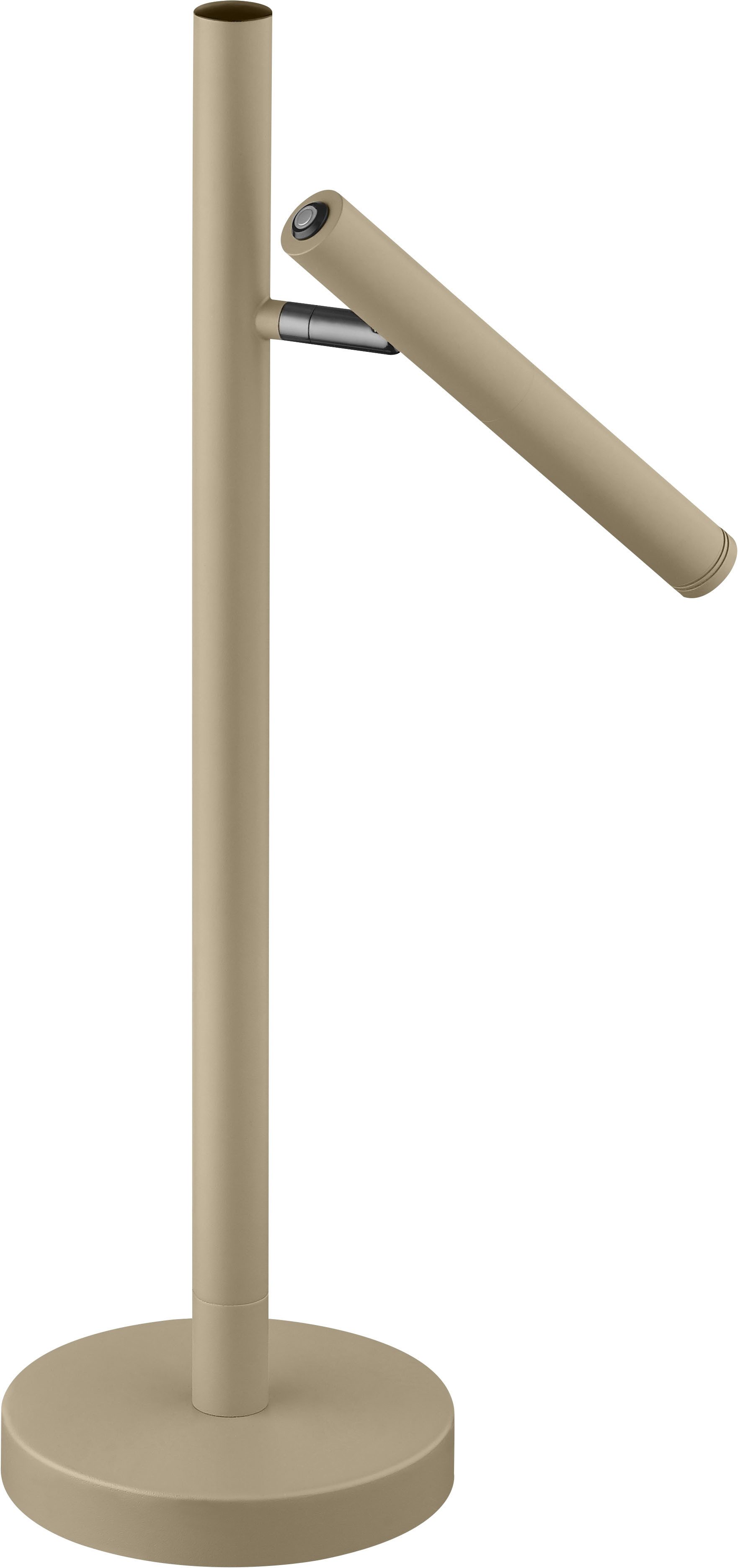 HELL höllisch gutes Licht LED Tischleuchte STREAK-B, LED fest integriert, Warmweiß, Tastdimmer