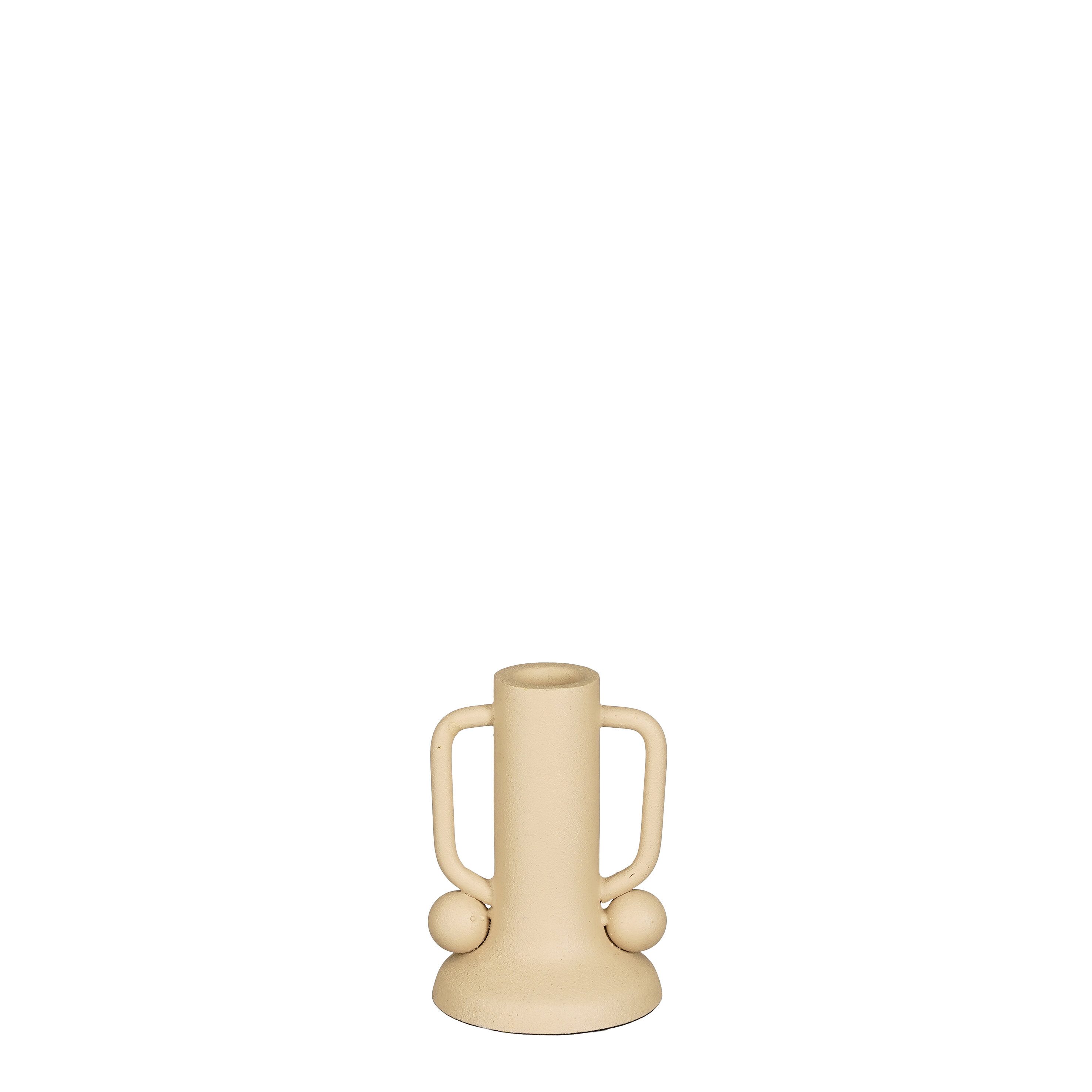 Mica Decorations Kerzenständer Mica Decorations Ula Kerzenstaender beige - h12xd8cm
