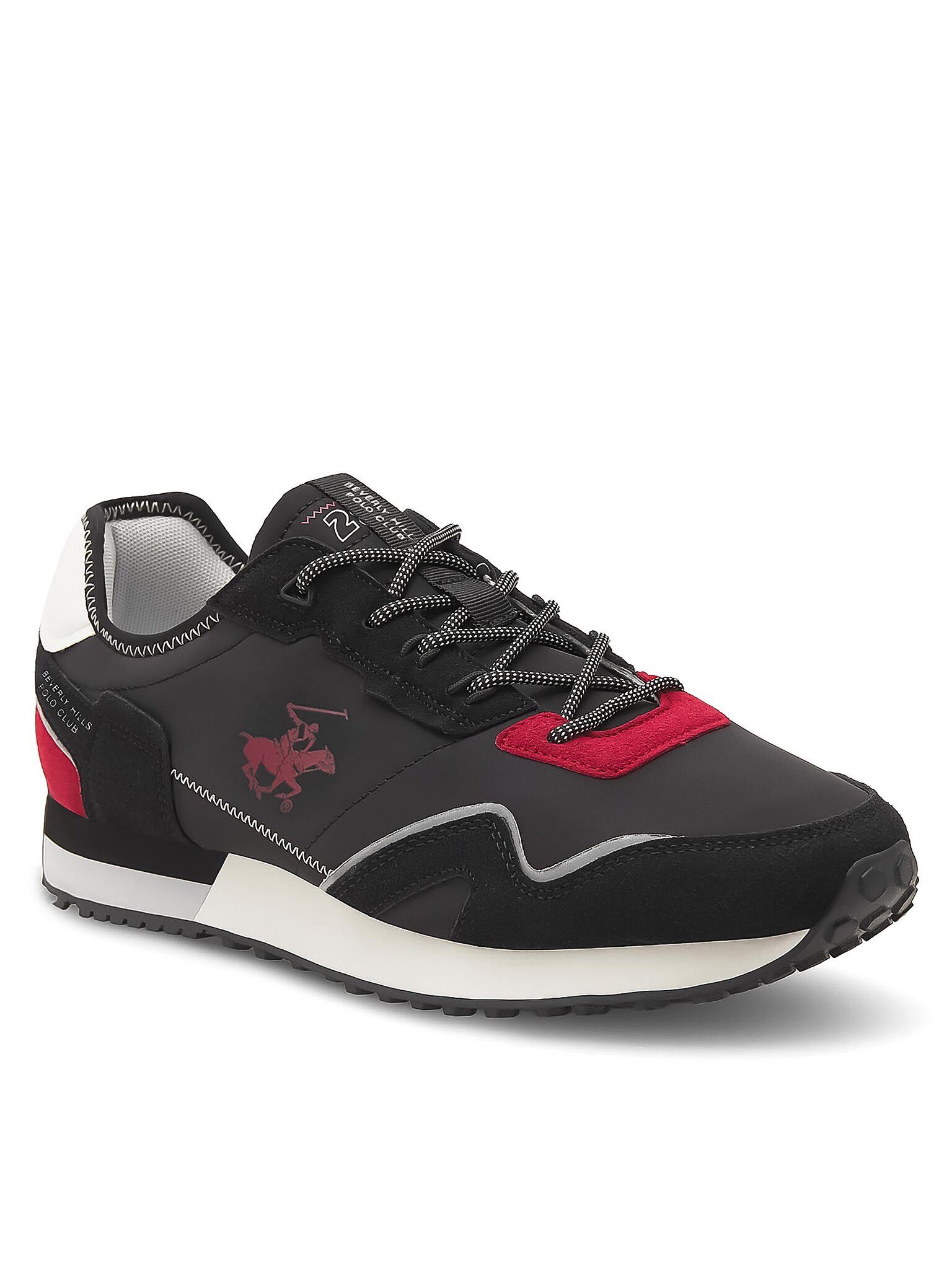 Beverly Hills Polo Club Sneakers Herren SPORTMAX-01 Schwarz Sneaker