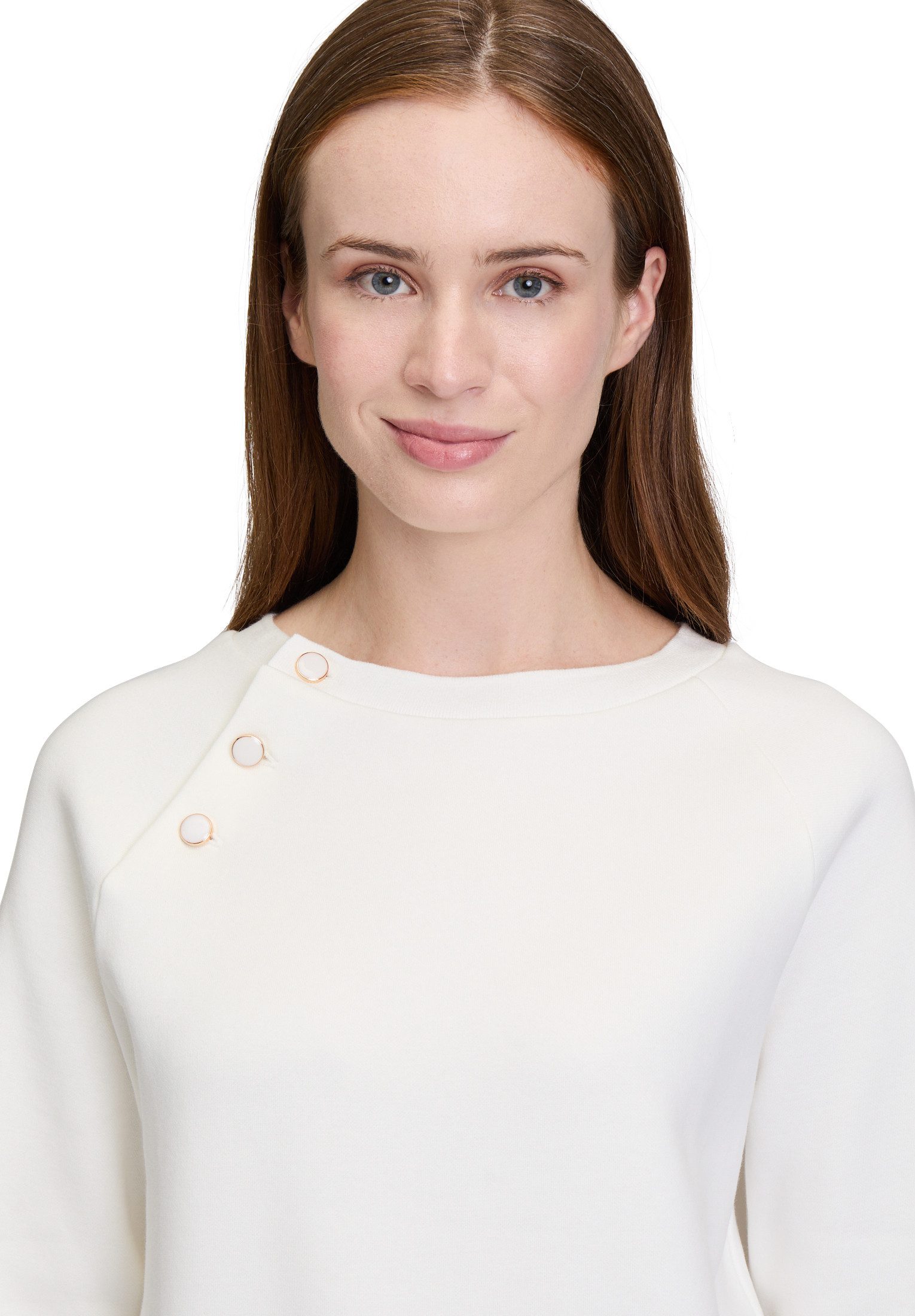 Cartoon Sweatshirt Damen mit Rippbündchen Rüschen