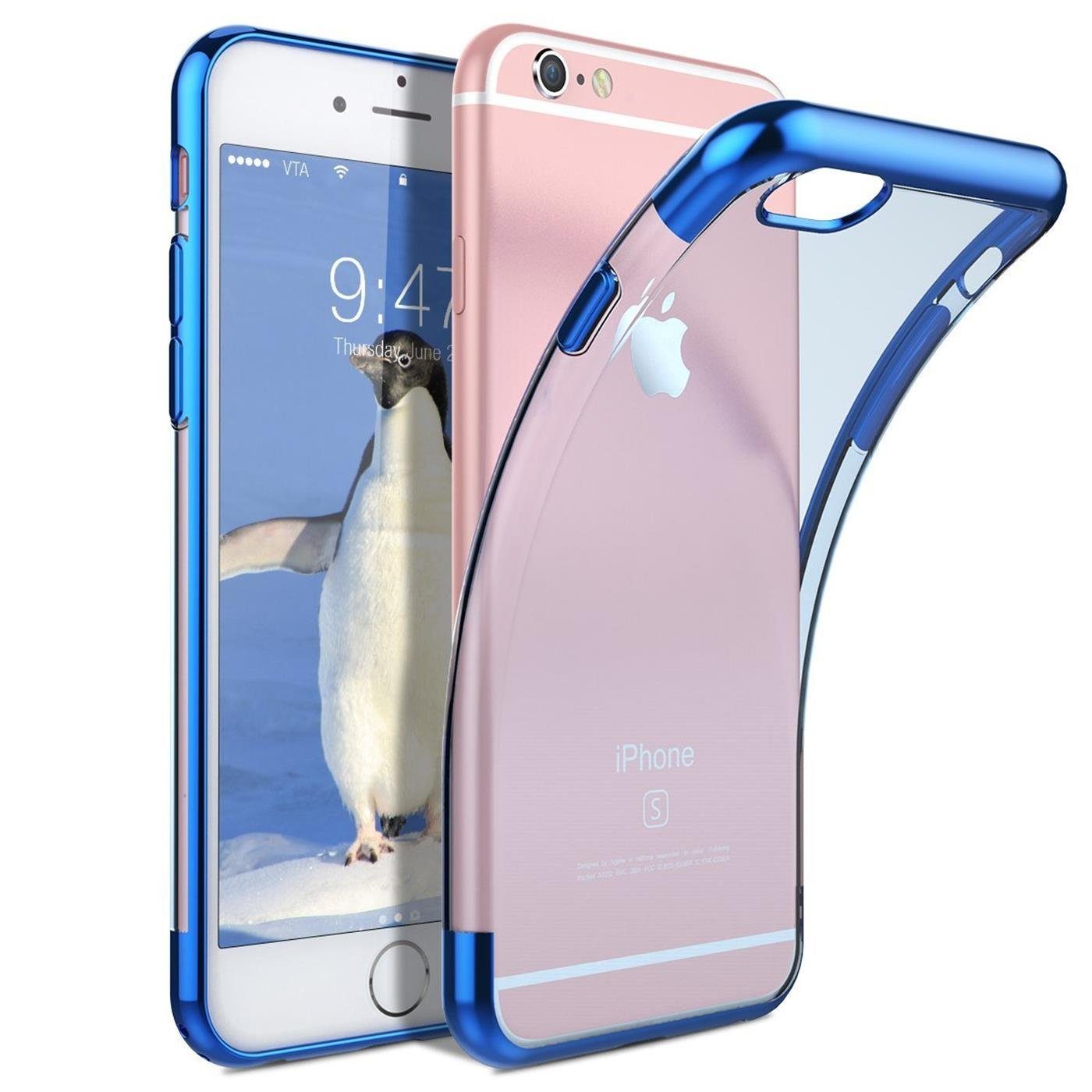 CoolGadget Handyhülle Slim Case Farbrand für Apple iPhone 6 Plus / 6S Plus 5,5 Zoll, Hülle Silikon Cover für iPhone 6 Plus, iPhone 6S Plus Schutzhülle