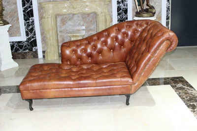JVmoebel Chaiselongue Chesterfield Liegen Chaiselounge Liege Couch Sofa Neu Sofort, Made in Europe