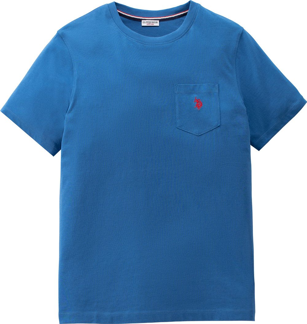 US Polo Assn. T-Shirt Reines Naturmaterial für Sport und Freizeit, Unisex Shirt