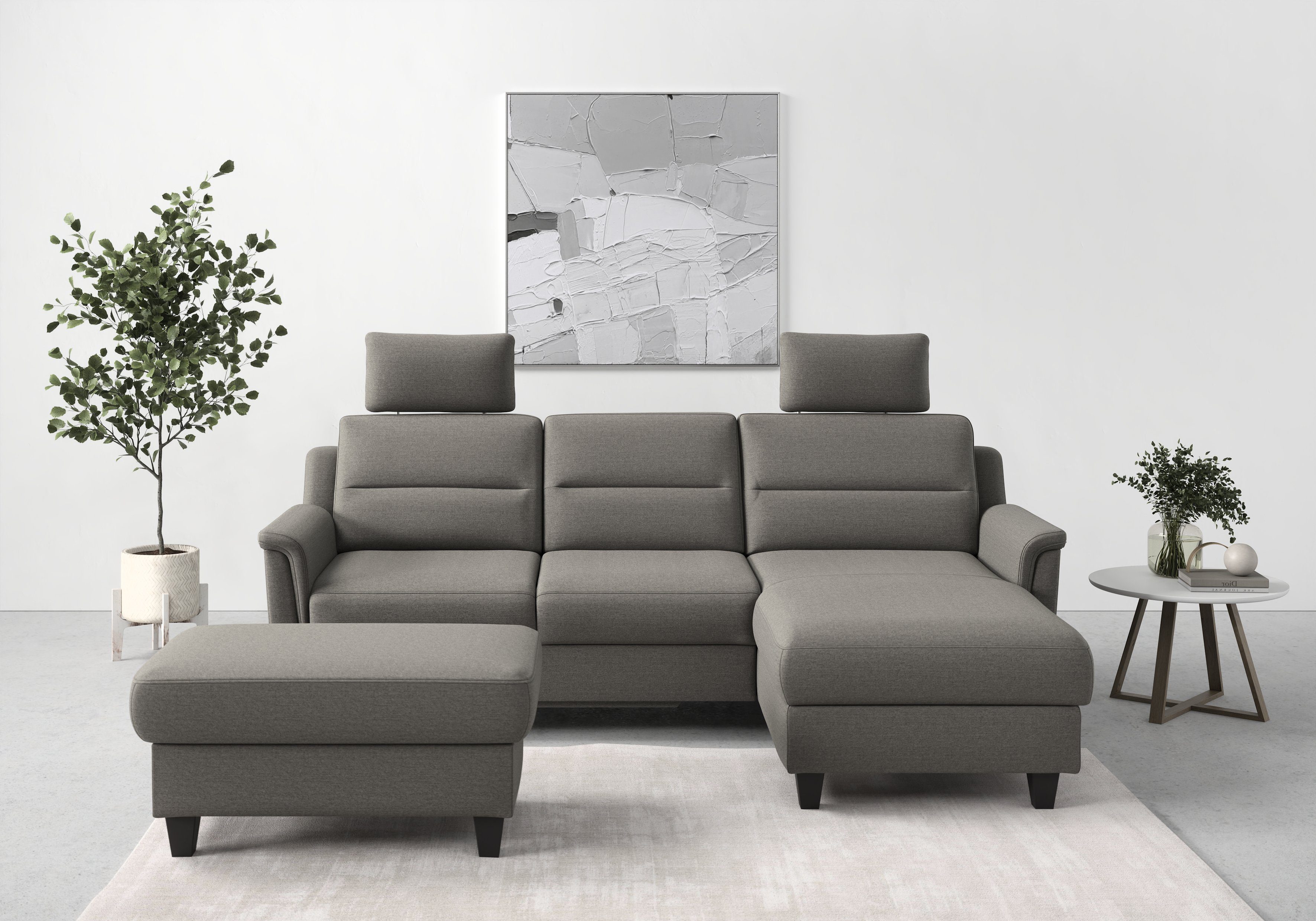 Ecksofa sit&more Bettkasten wahlweise Federkern, Bettfunktion mit inklusive und Farö,