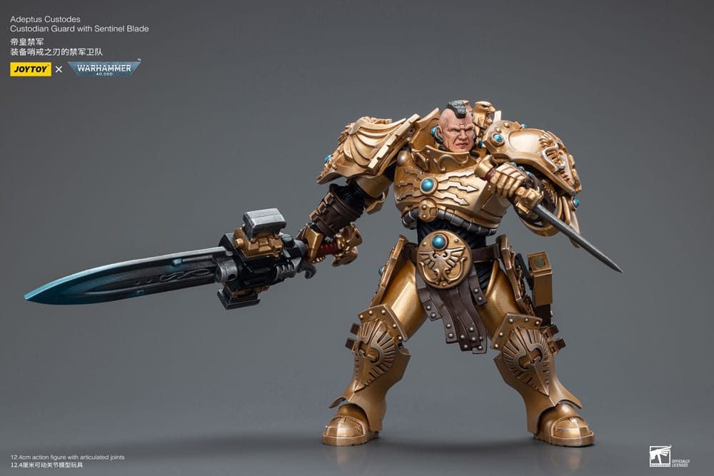 Joytoy (CN) Actionfigur Warhammer 40k Adeptus Custodes Custodian Guard & Sentinel Blade AF