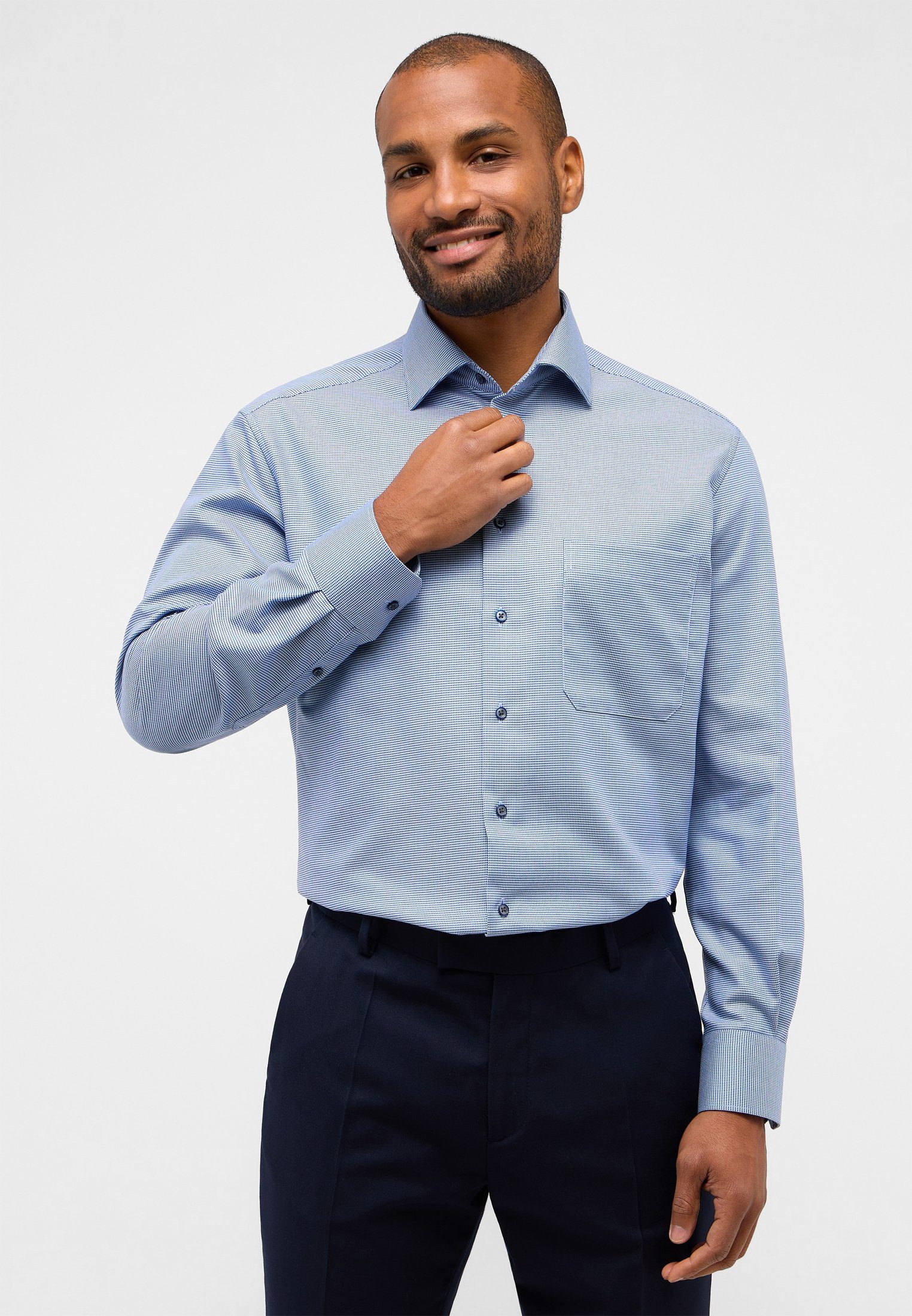 Eterna Langarmhemd COMFORT FIT NON IRON günstig online kaufen