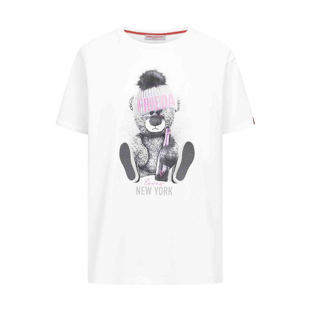Frieda & Freddies NY Print-Shirt Teddy mit Sektflasche günstig online kaufen