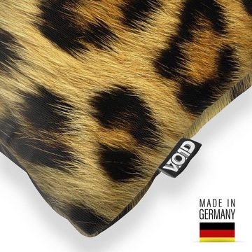 Kissenbezug, VOID, Sofa-Kissen Leopardenfell Leopard Outdoor Leo katze fell wildkatze