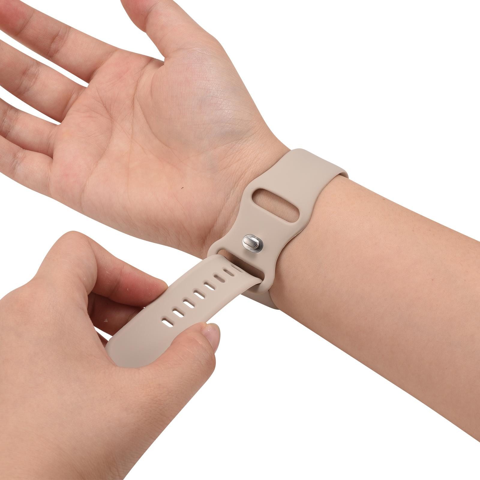 CoolGadget Smartwatch-Armband Fitnessarmband aus Silikon iWatch, für Apple Watch 1 2 3 4 5 6 7 8 9 10 11 SE 1 2 3 38 40 41 42 mm