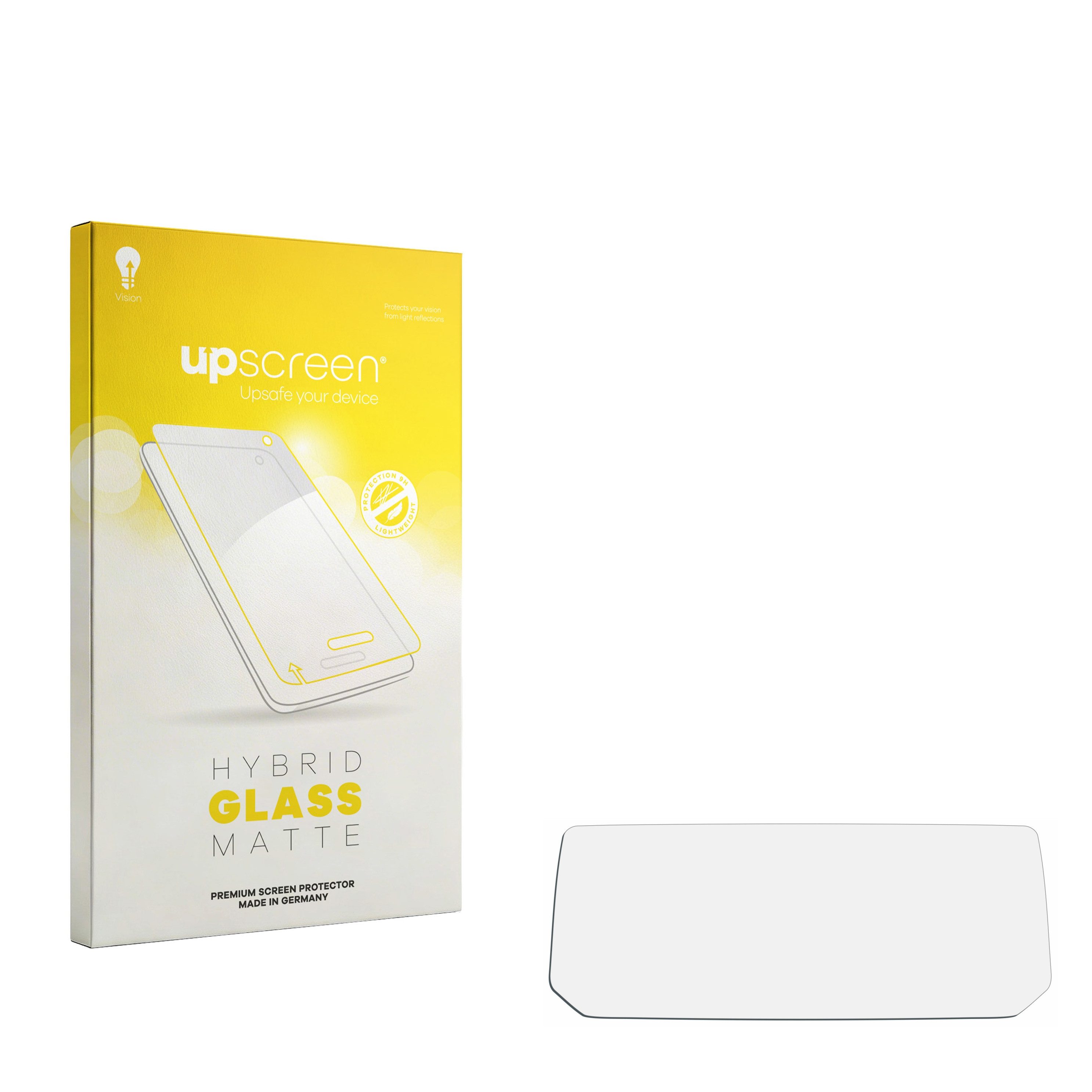 upscreen Displayschutzglas Folie für BMW C 400 GT 10.25", Schutzfolie Glas Panzer Display Schutz matt