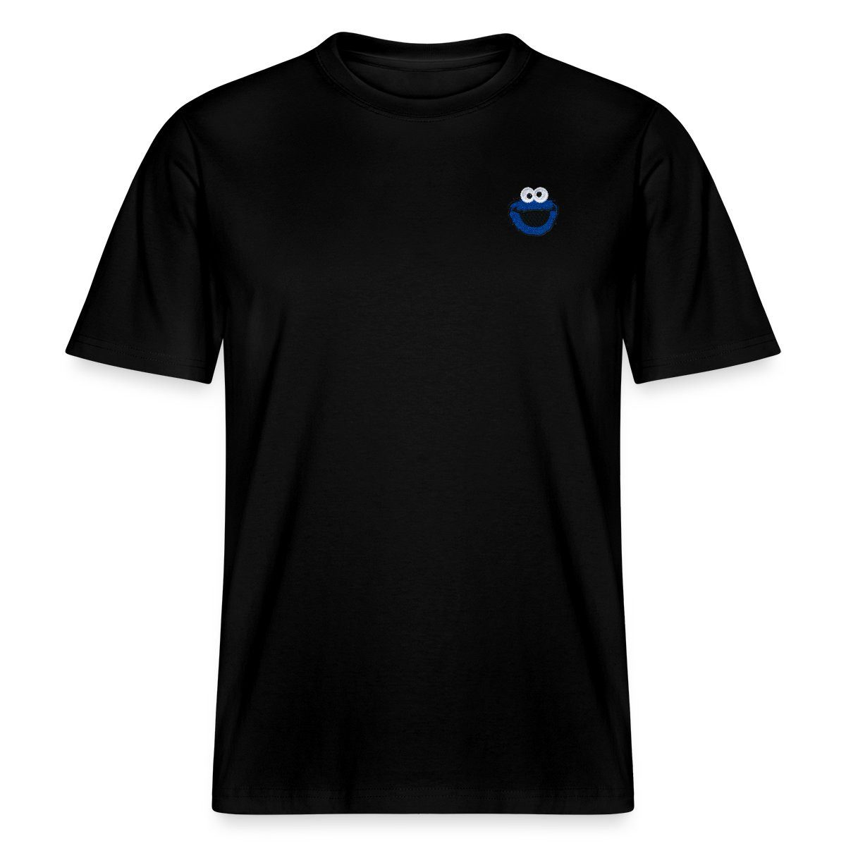 Spreadshirt T-Shirt Sesamstraße Stick Krümelmonster Relaxed Fit Unisex T-Shirt (1-tlg)
