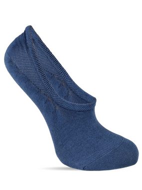 Socked Füßlinge Herren Damen Sneaker-Socken (12-Paar) unsichtbar im Schuh, Silikonstreifen in der Ferse