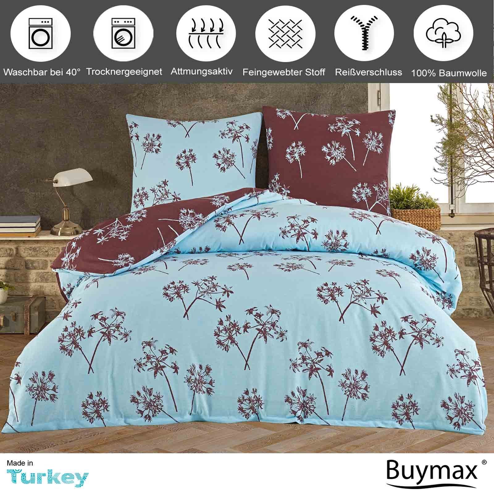 Buymax Bettwäsche Idil, Renforcé: 100% Baumwolle, 2 teilig, 155x220 cm, mit günstig online kaufen