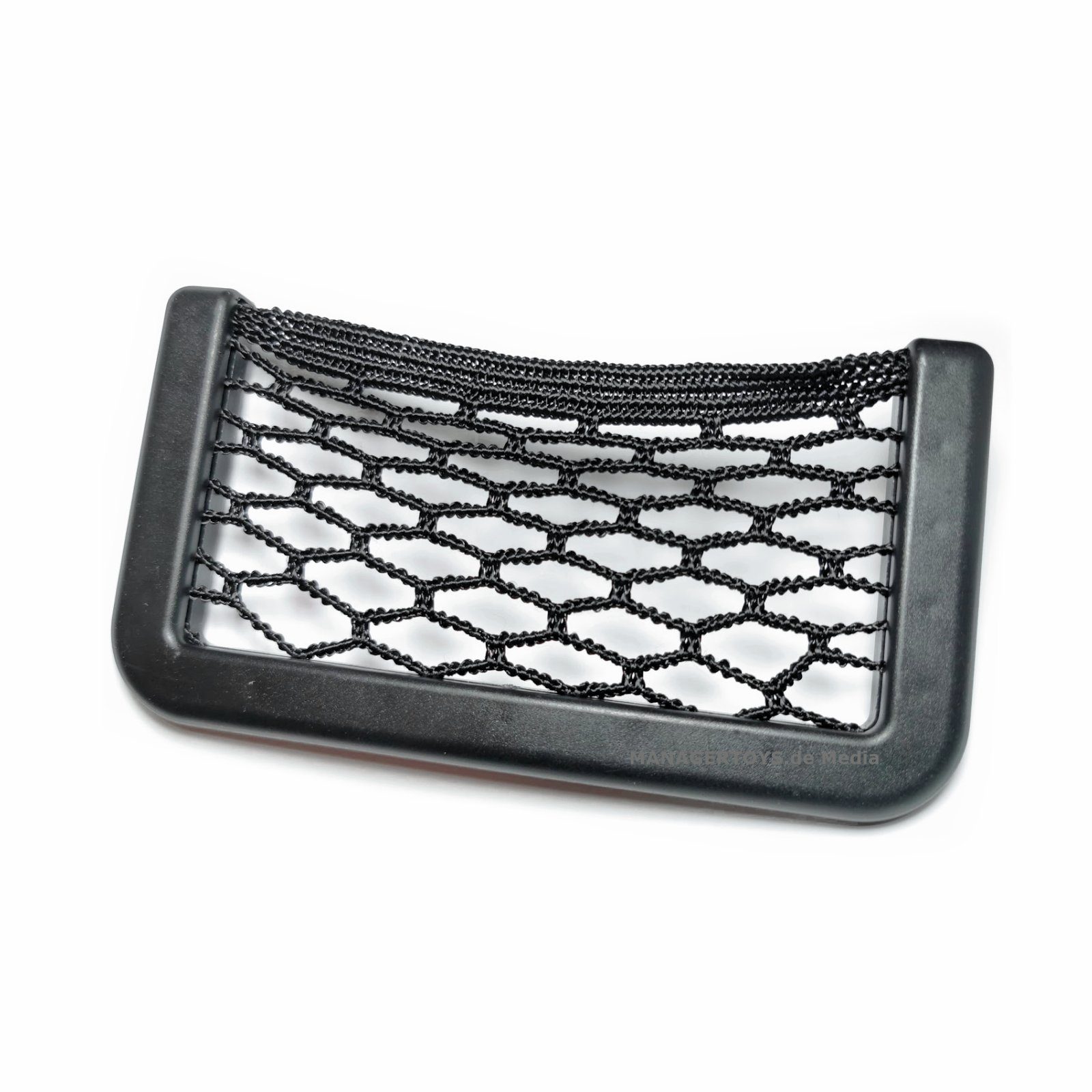 SECUMAX Halterung Mini Zusatz Ablage Ablagenetz Zusatzablagev 15 x 8 cm selbstklebend