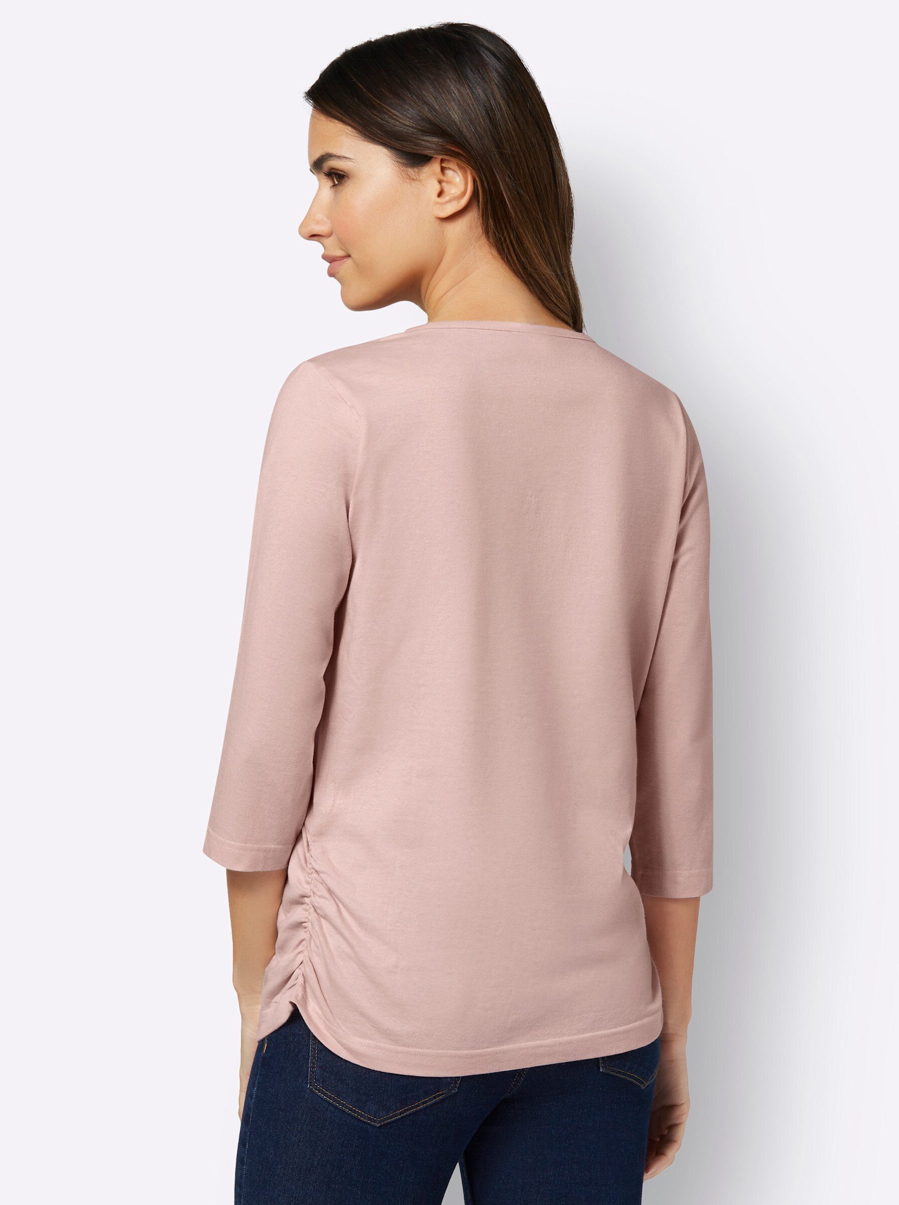Sieh an! T-Shirt Rundhals-Shirt Langarm