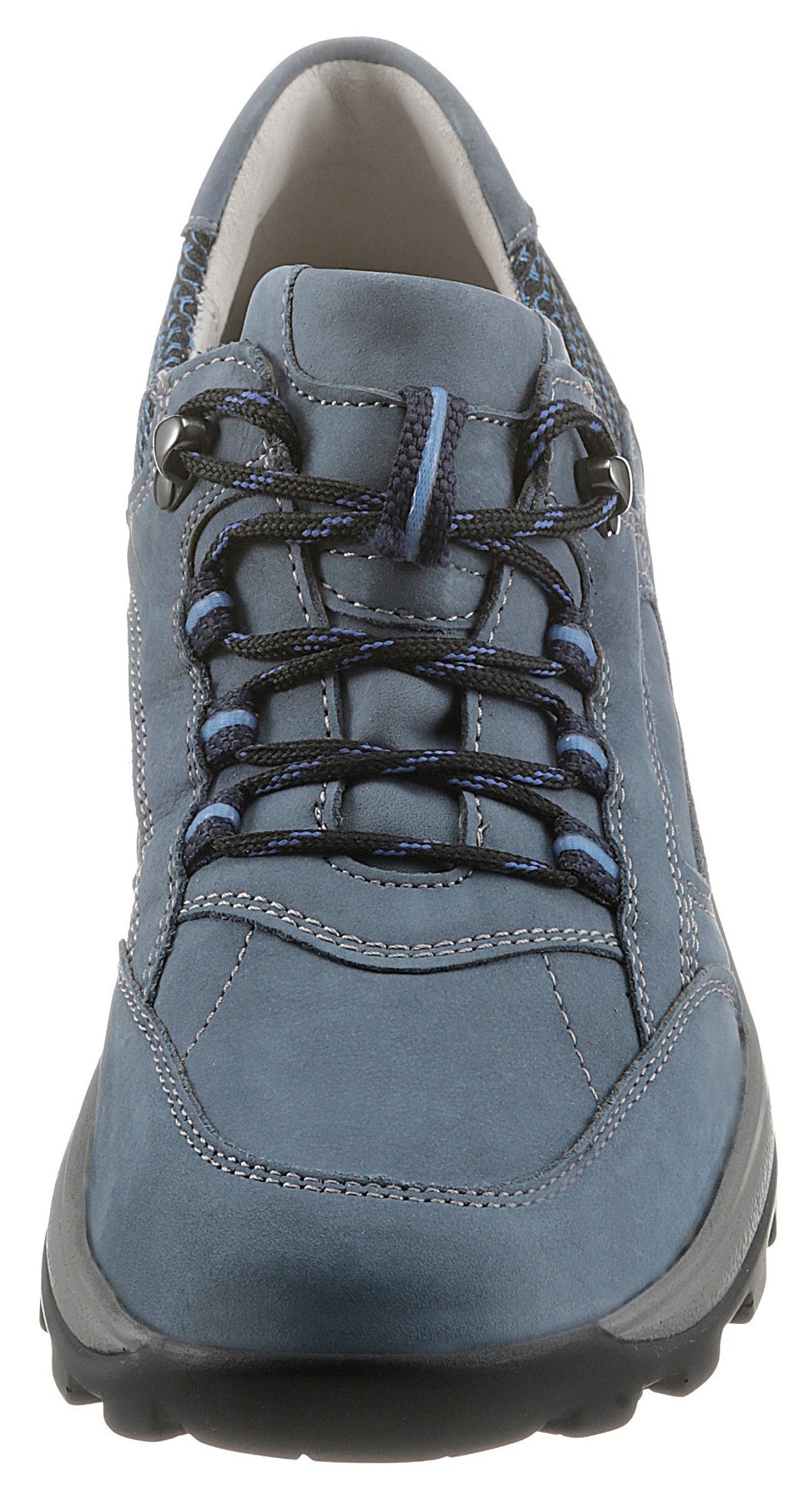 Schnürschuh mit herausnehmbarem jeansblau-kombiniert Waldläufer HOLLY Fußbett