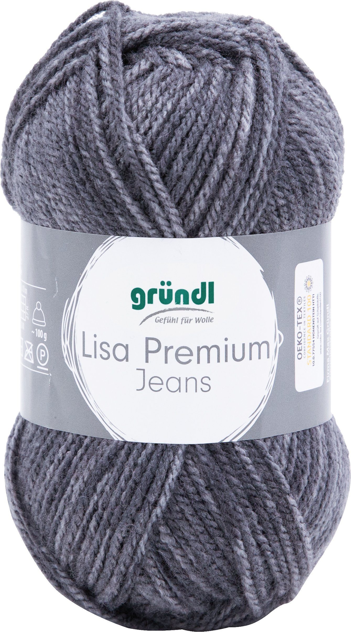 Gründl Wolle Lisa Premium Jeans Häkelwolle, 50 g