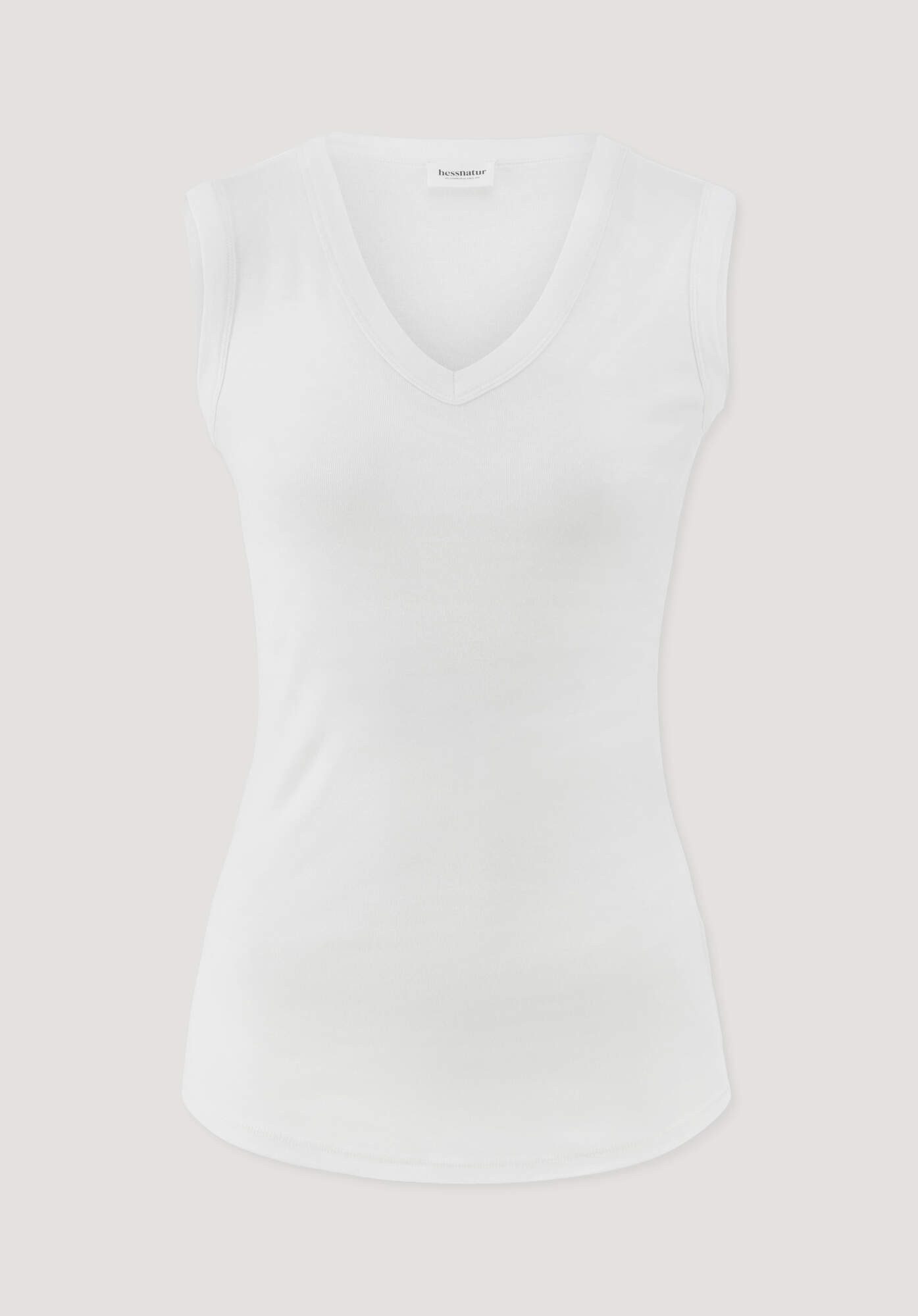 Hessnatur Shirttop Fitted aus Bio-Baumwolle und TENCEL™ Modal (1-tlg)