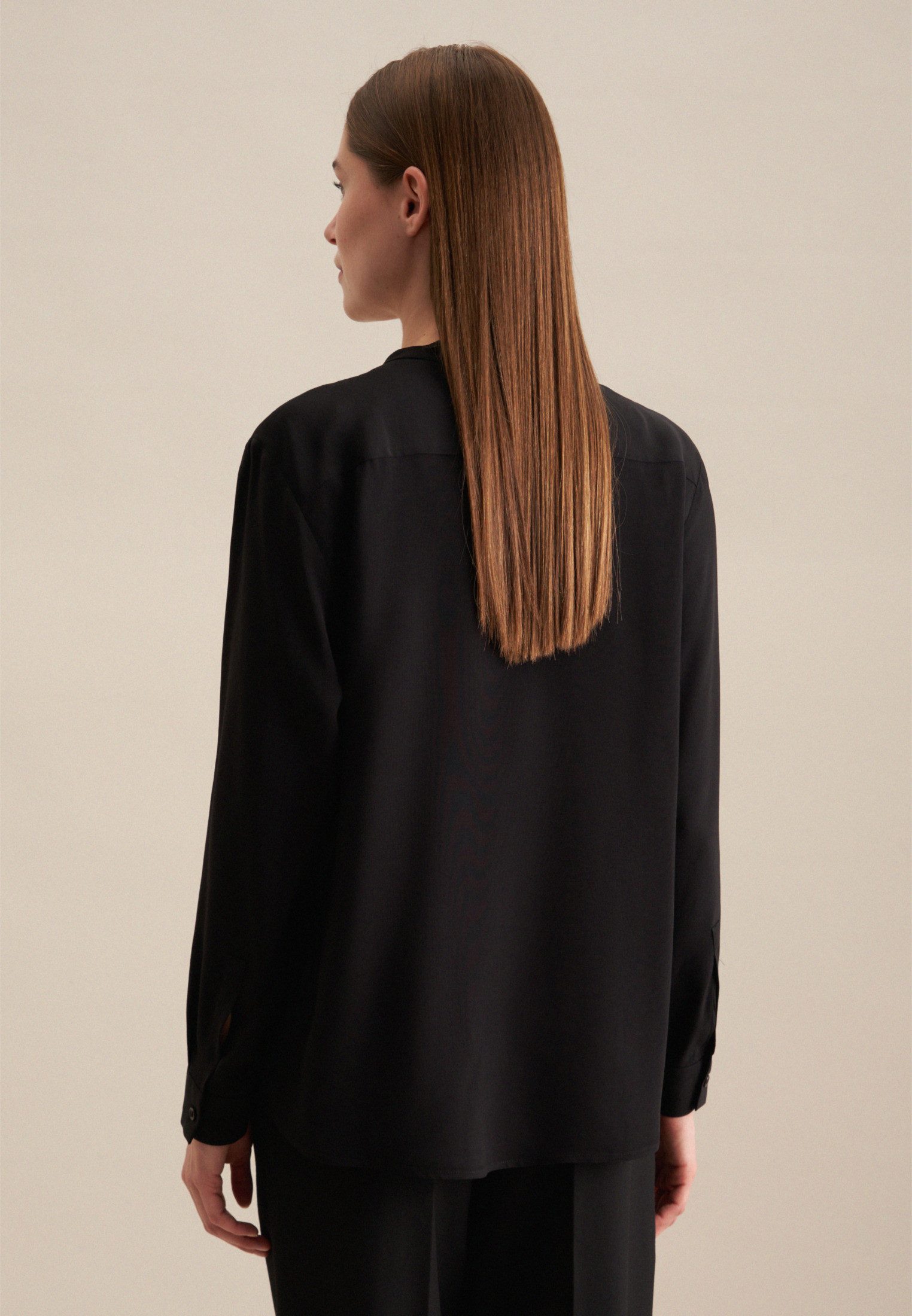 seidensticker Klassische Bluse Schwarze Rose Tunika günstig online kaufen