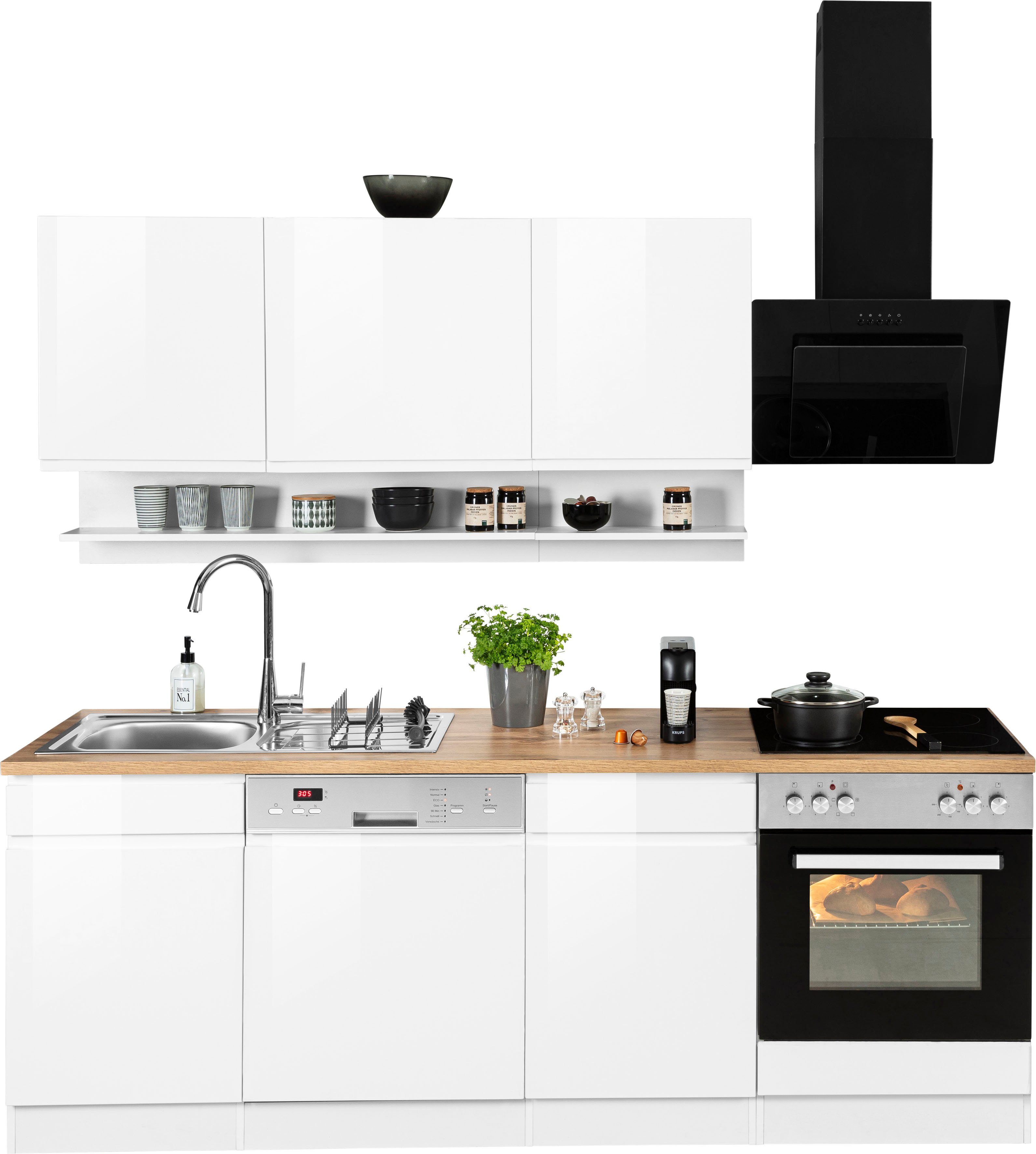 KOCHSTATION Küchenzeile KS-Virginia, Breite 220 cm, günstig online kaufen