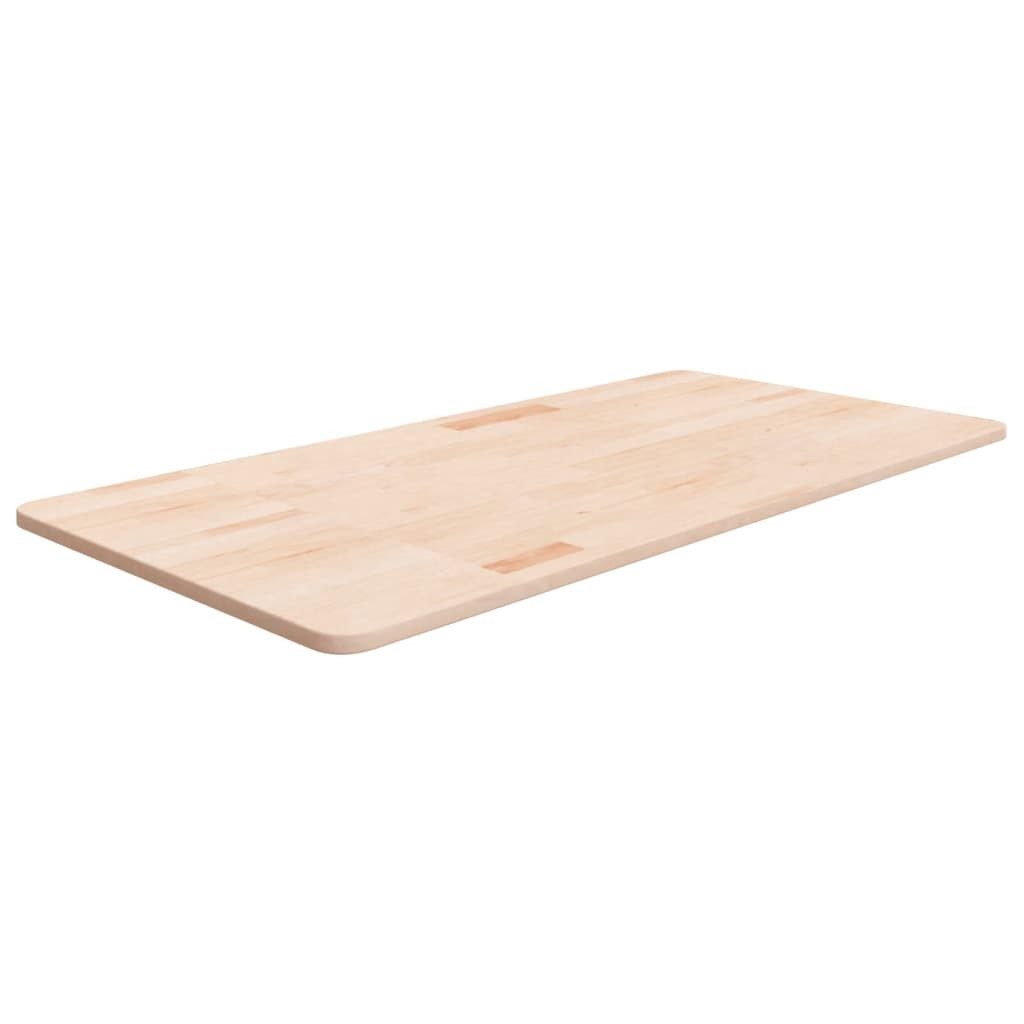 vidaXL Waschtischplatte Waschtischplatte 100x50x1,5 cm Massivholz Unbehandelt