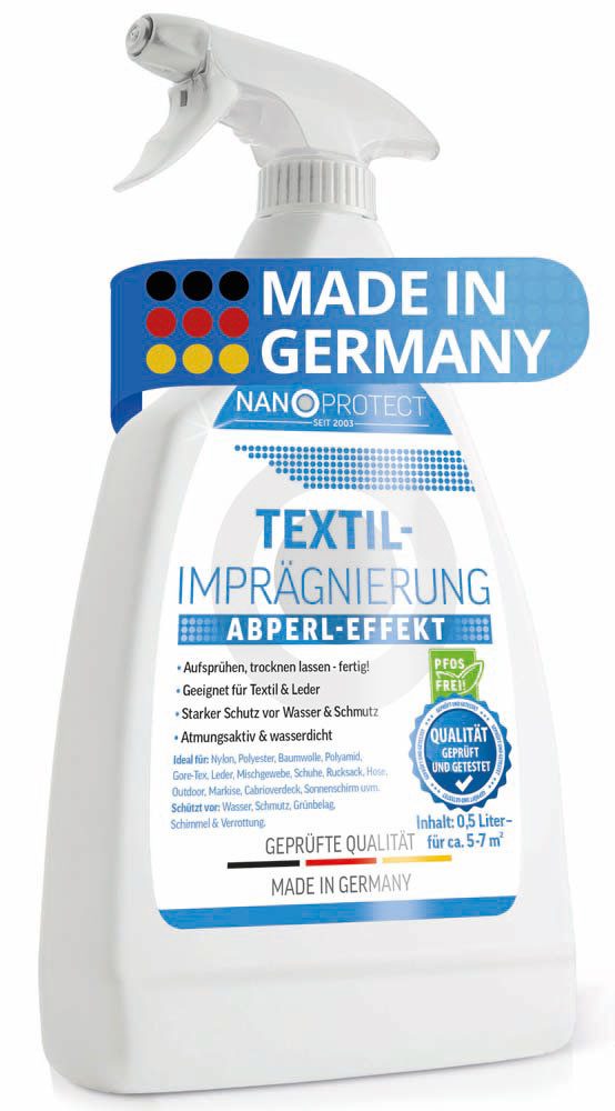 Textilimprägnierung Imprägnierspray