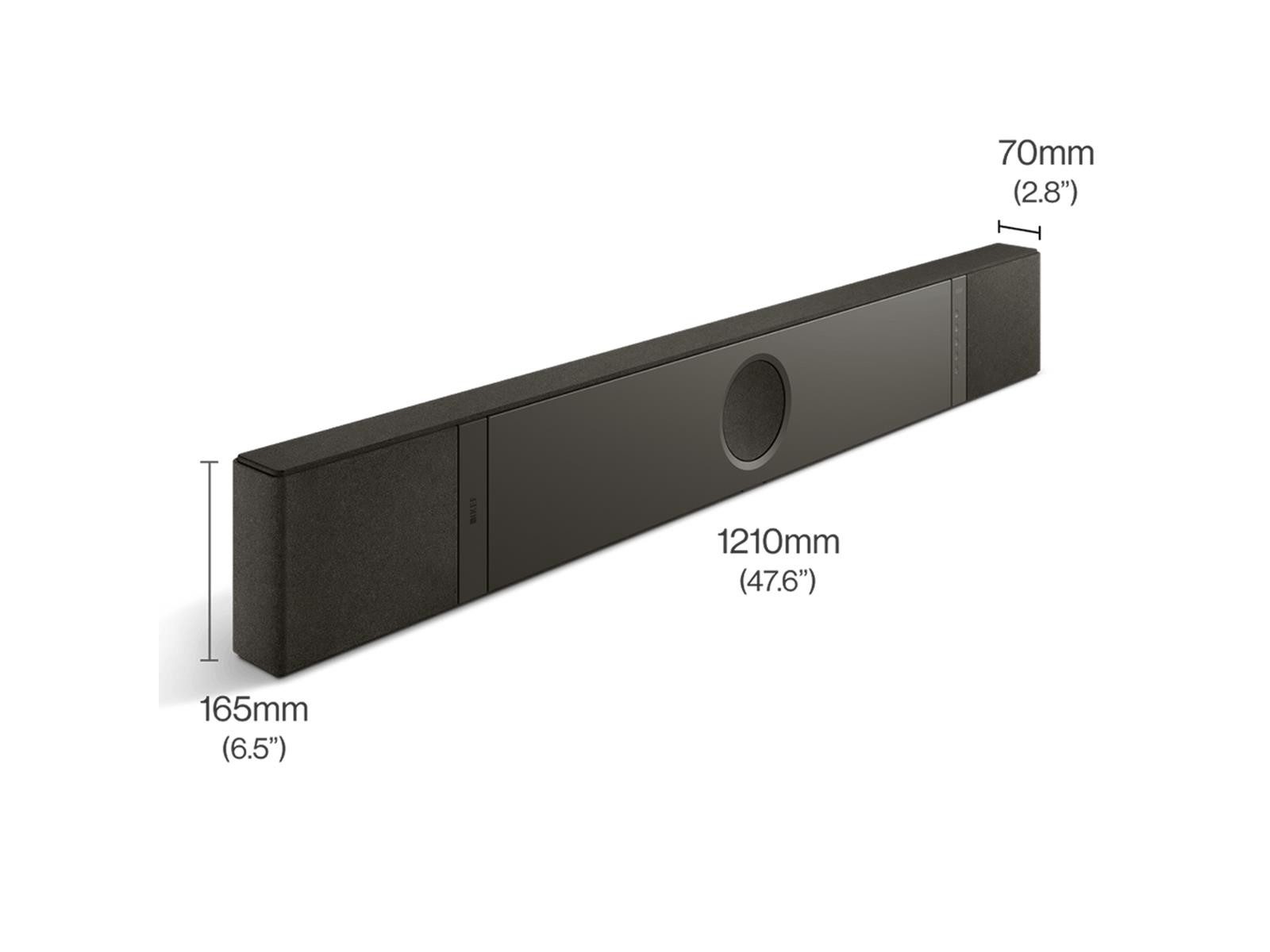 KEF Kef XIO Soundbar UNIQ Atmos Slate Black CD-Player