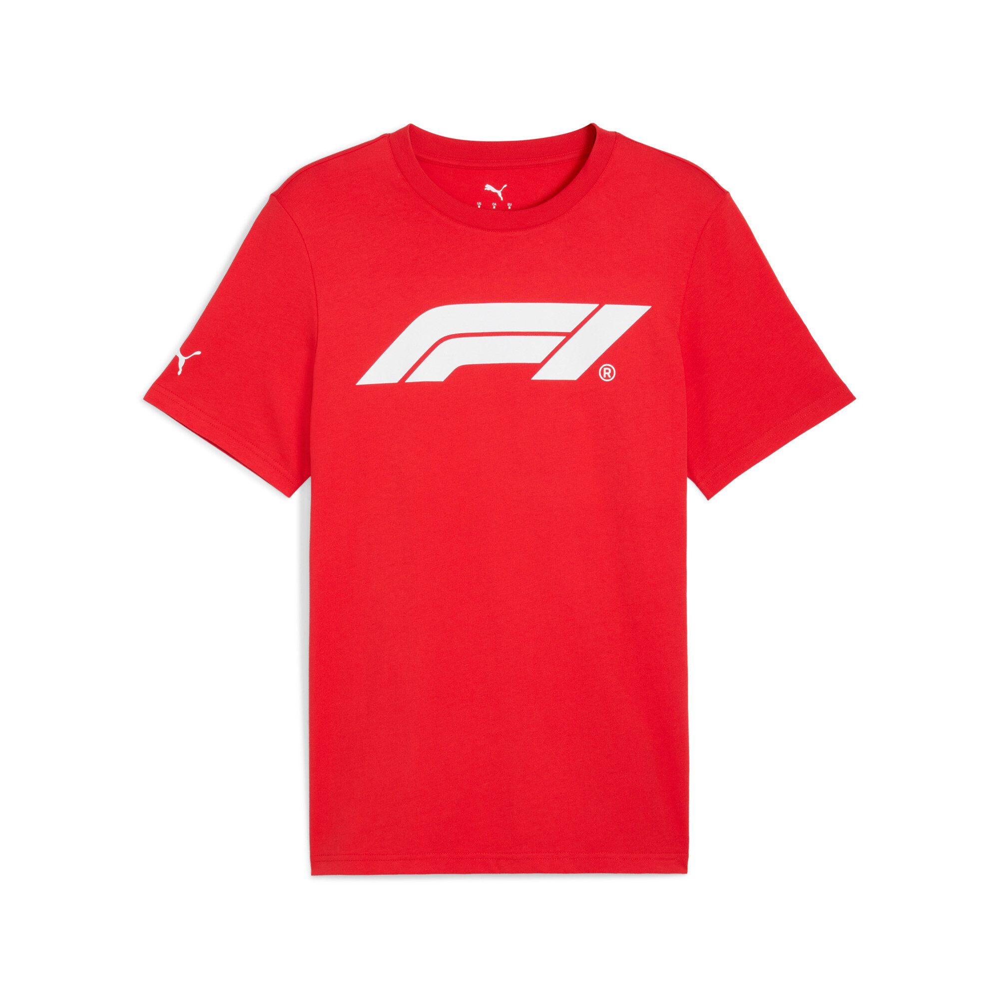 PUMA T-Shirt F1 ESS LOGO TEE 180G Regular Fit, Kurzarm, für Motorsport-Fans, mit Rundhalsausschnitt – Bild 4 von 5