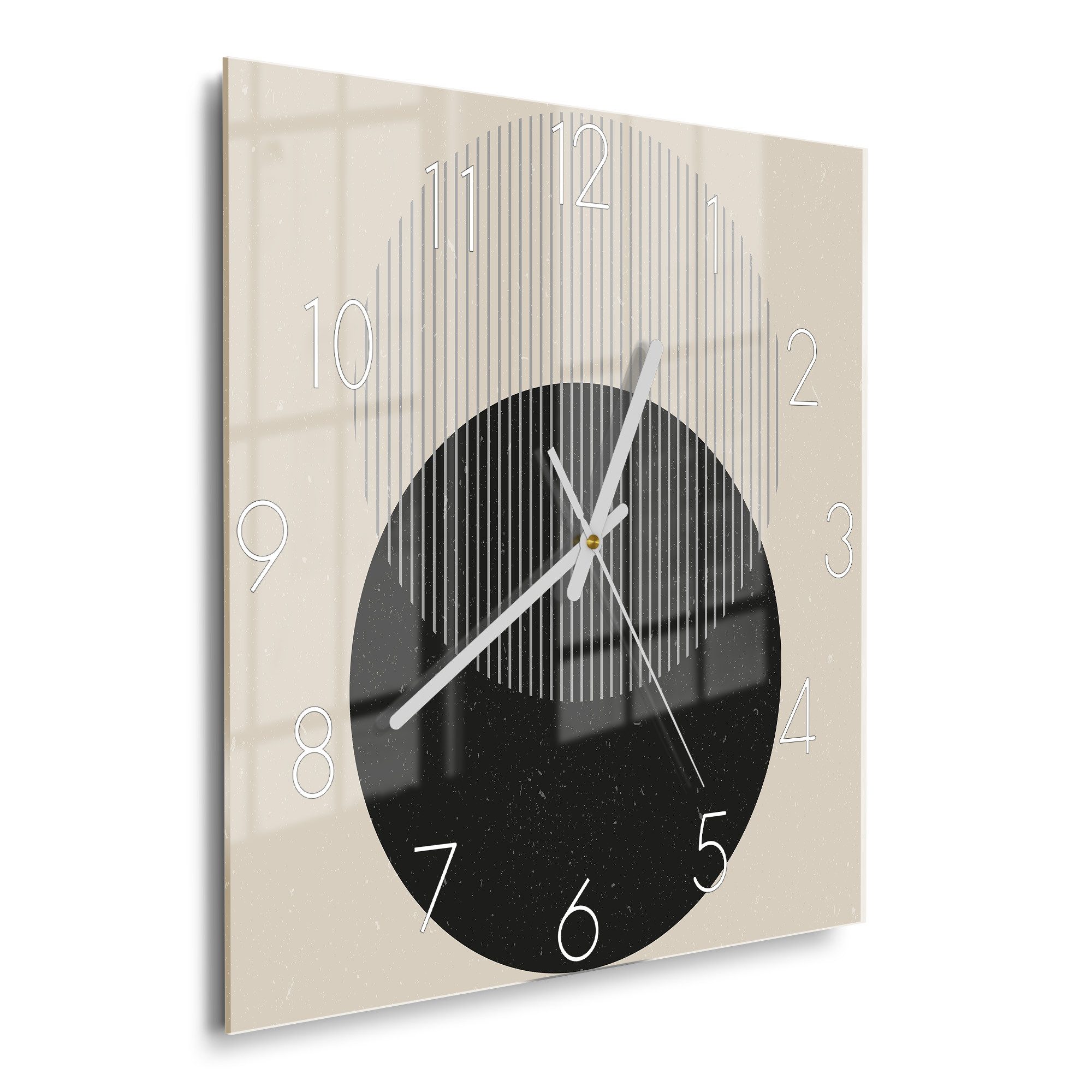 DEQOART Wanduhr 'Licht und Schatten' (Glas günstig online kaufen