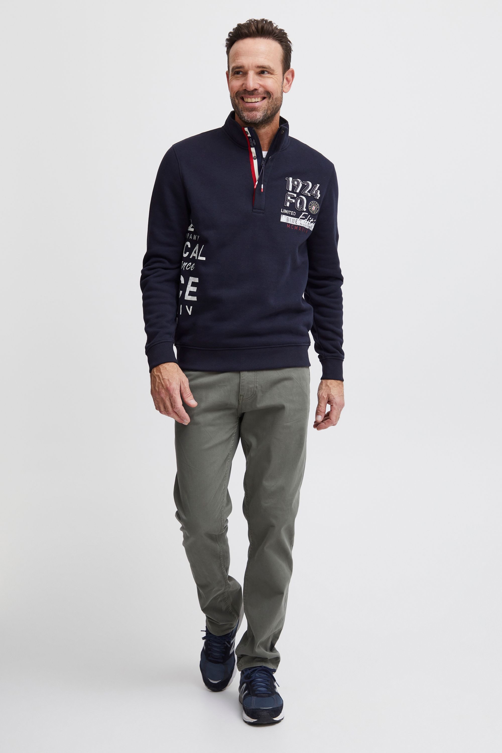 FQ1924 Troyer FQWilliam halfzip sweat 21900589 Modischer Pullover günstig online kaufen