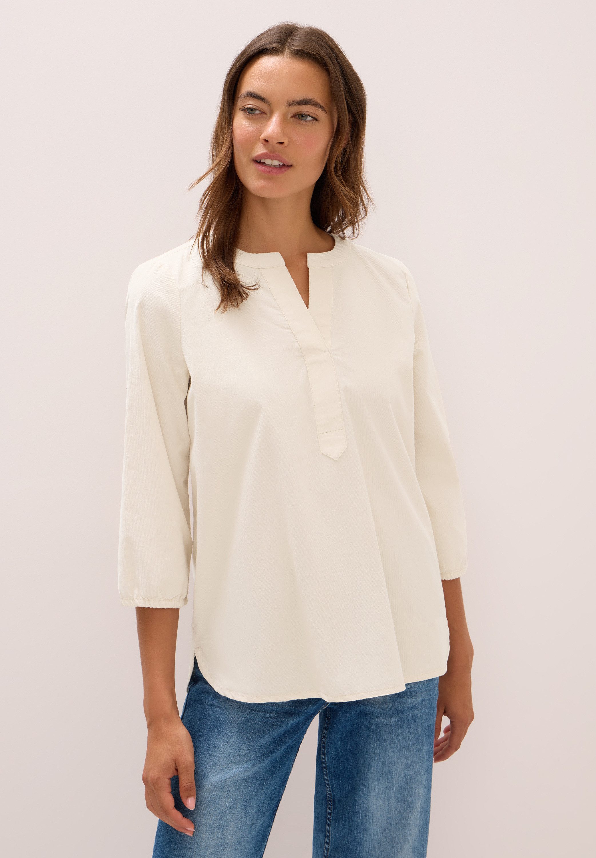 CECIL Shirtbluse aus reiner Baumwolle günstig online kaufen