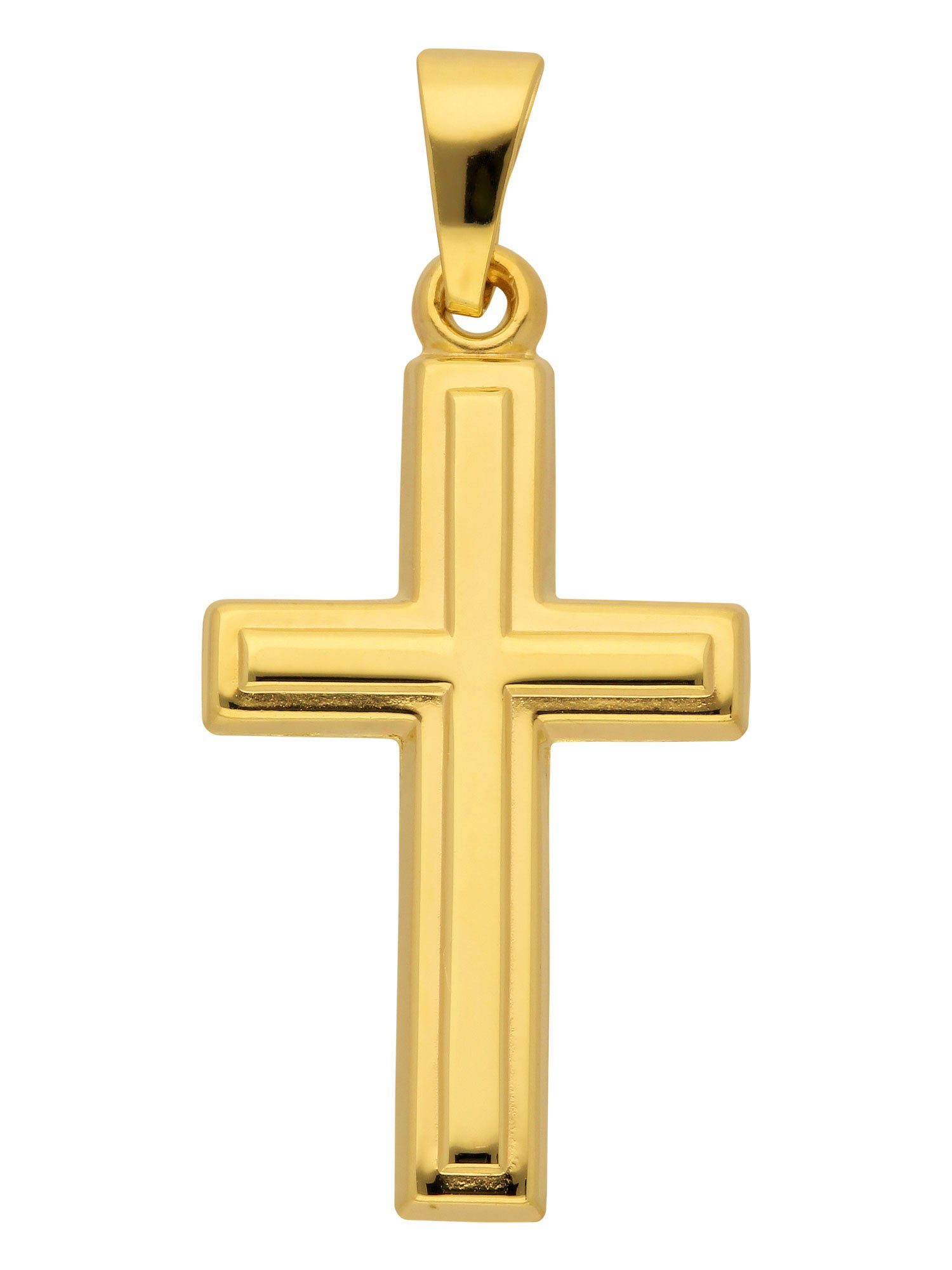 Kettenanhänger 333 Gold Kreuz Anhänger