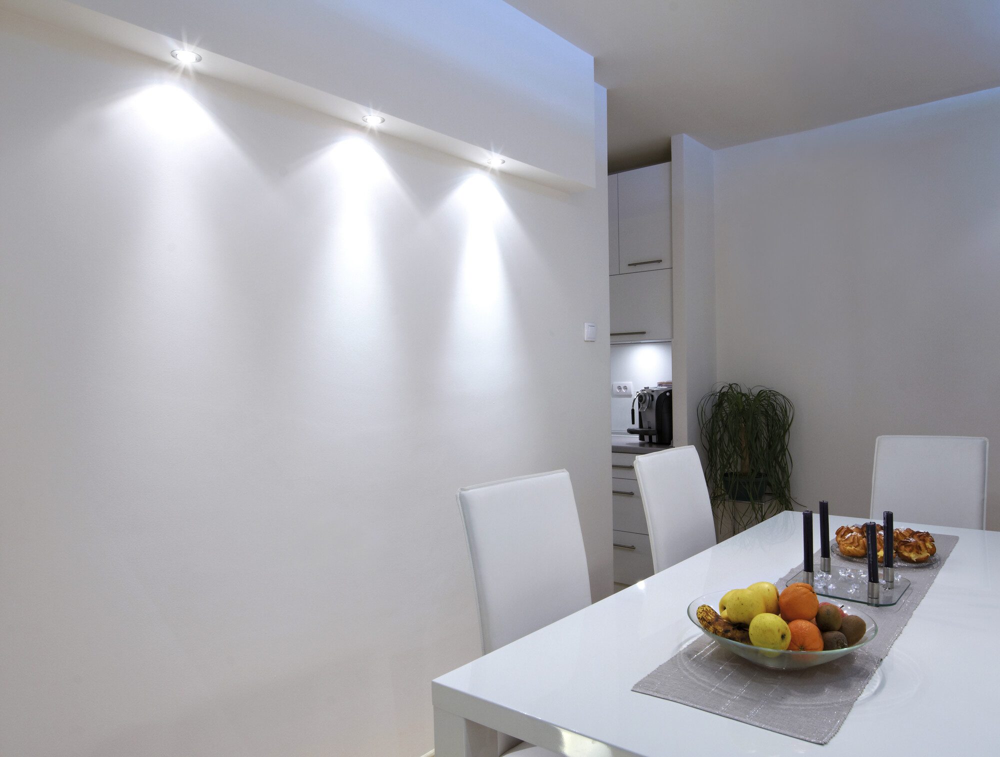 Kanlux Einbauleuchte Deckenleuchte RADAN Aluminium Einbaustrahler Einbauspot, ohne Leuchtmittel