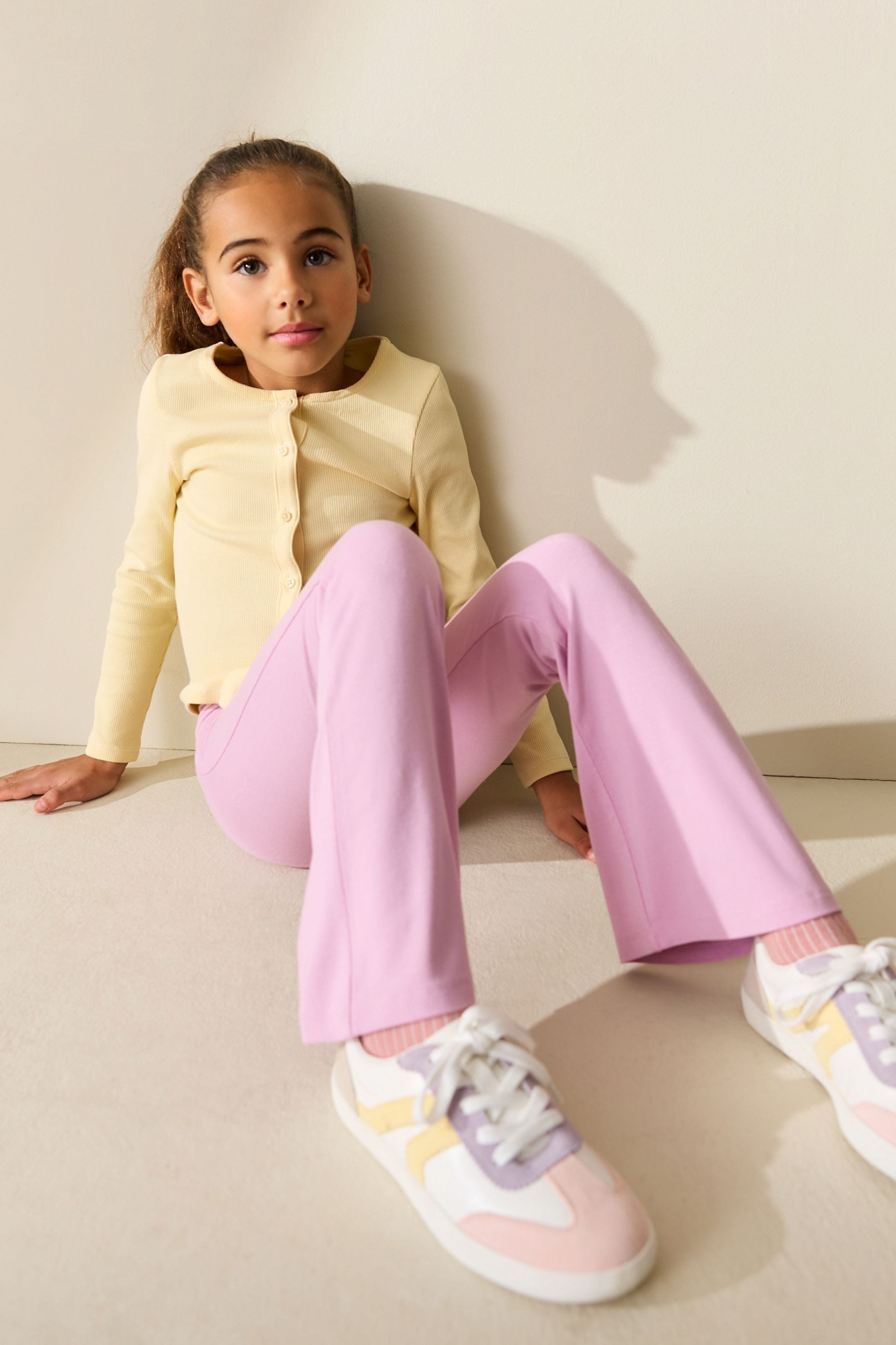 Next Leggings Viskose-Leggings mit ausgestelltem Bein (1-tlg)