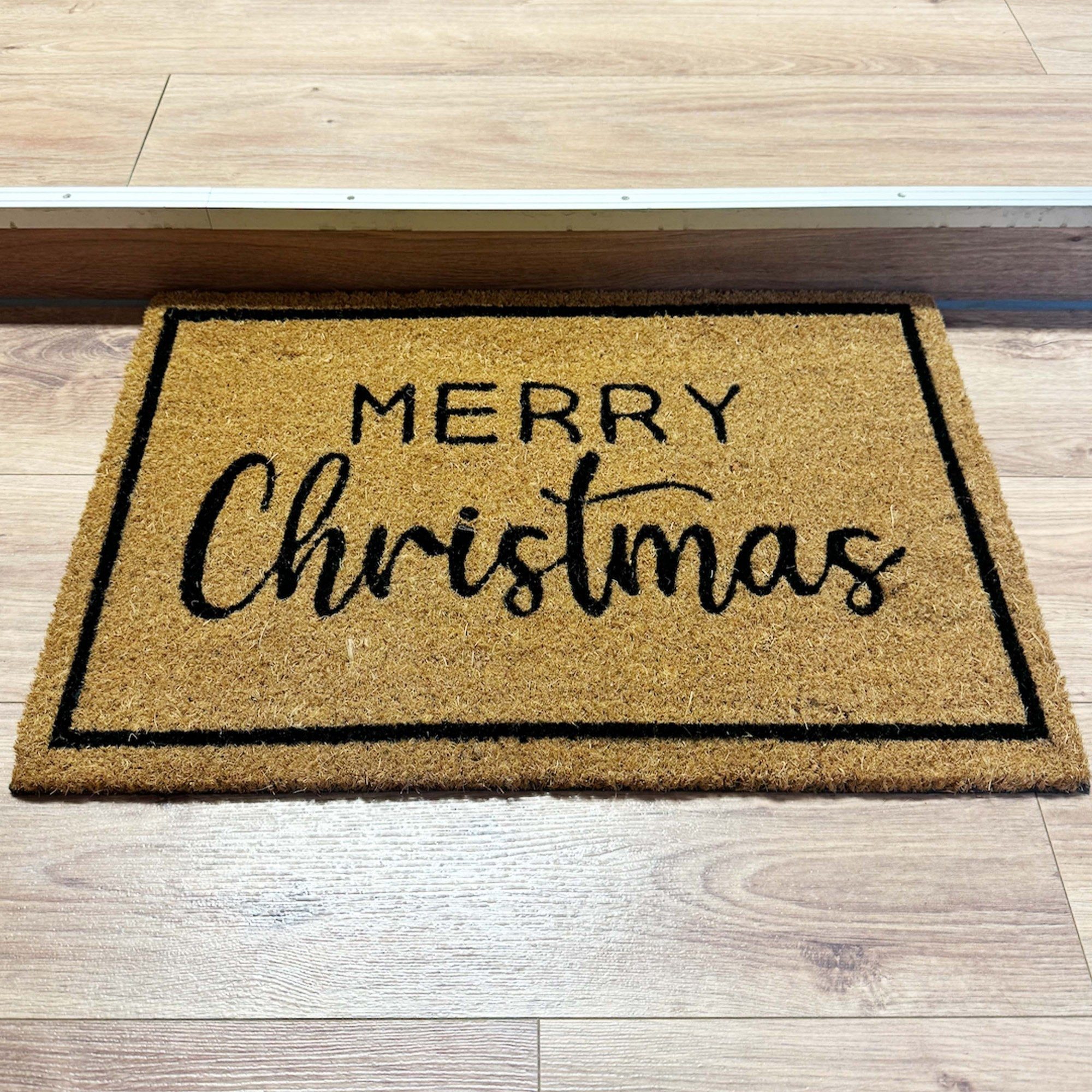 mitienda Fußmatte Fußmatte aus Kokosfaser Merry Christmas günstig online kaufen