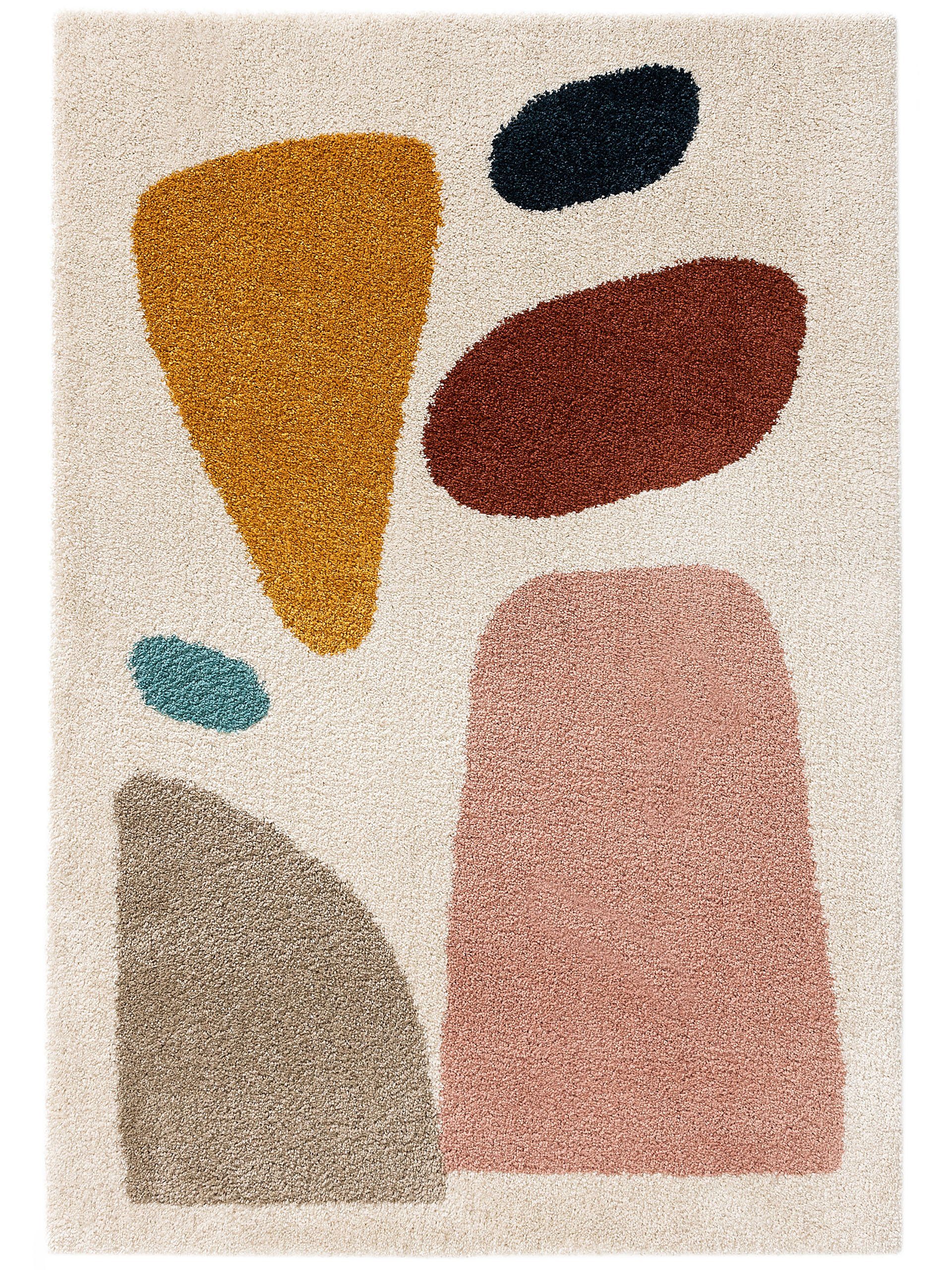 benuta Hochflor-Teppich Louise, rechteckig, Höhe: 21 mm, Kunstfaser, Berber günstig online kaufen