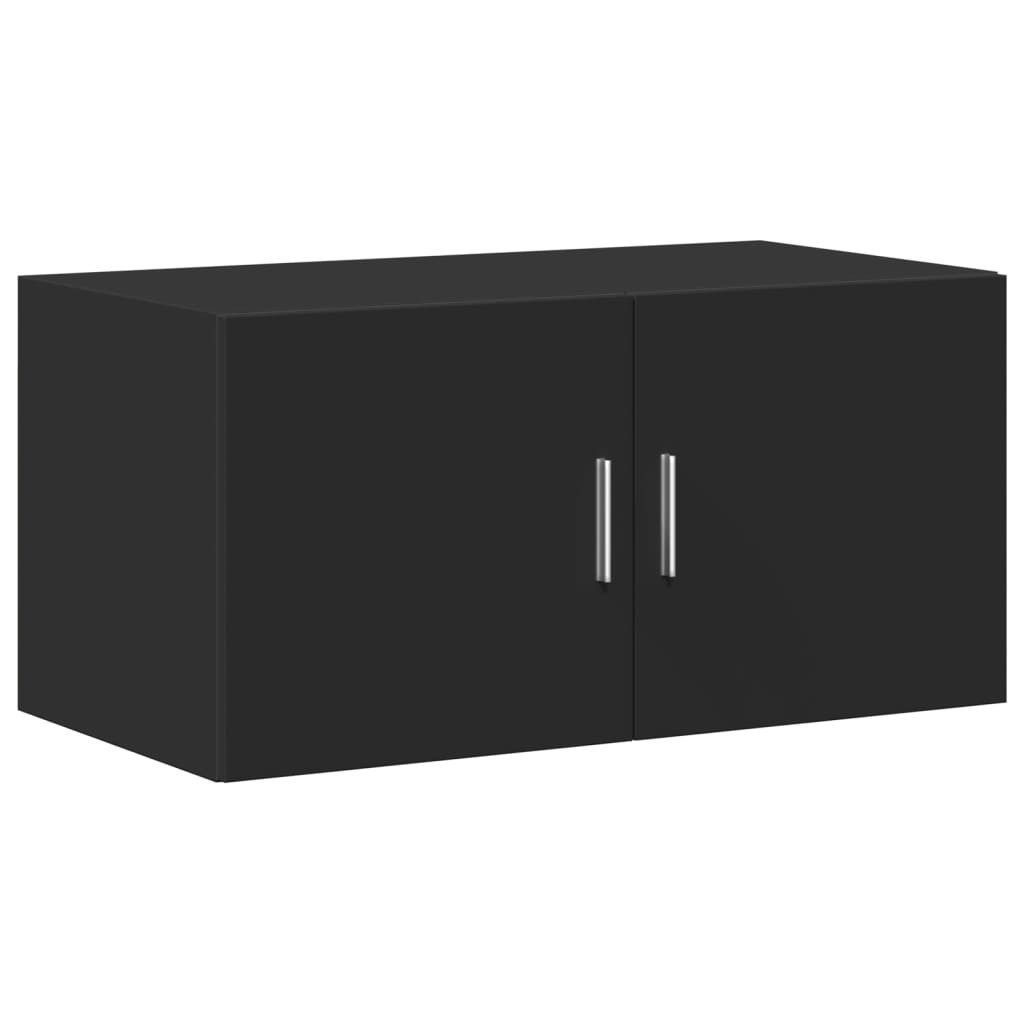 vidaXL Hängeschrank Wandschrank Schwarz 80x42,5x40 cm günstig online kaufen