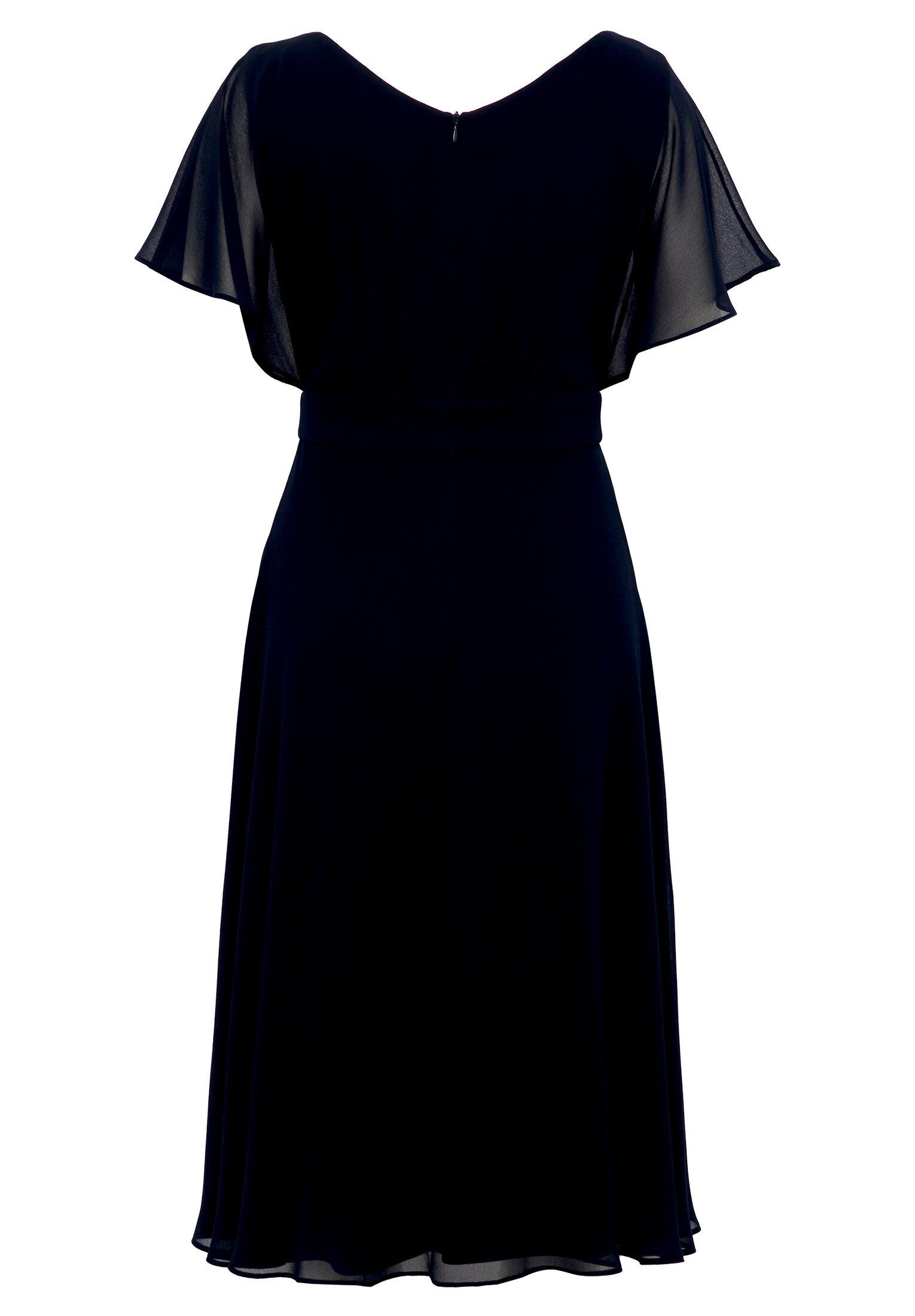 Vera Mont Cocktailkleid Damen kurzarm Raffung
