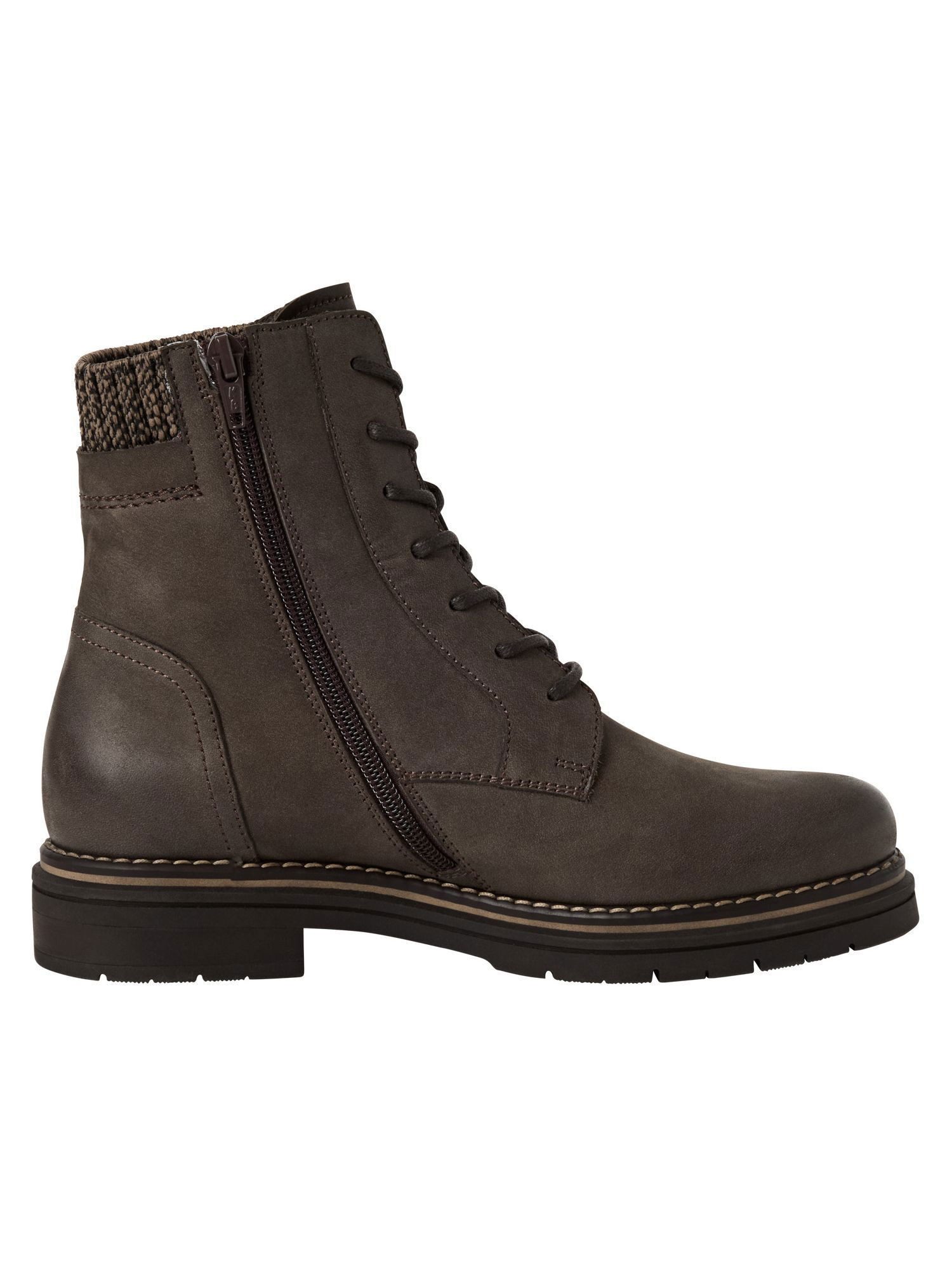 Tamaris TOUCH-IT aus Leder Blockabsatz 1-25145-45 Schnürstiefelette TOUCH-IT
