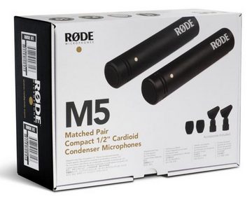 RØDE Mikrofon Set M5 MP Stereo mit 2x Stativ und 2x Kabel