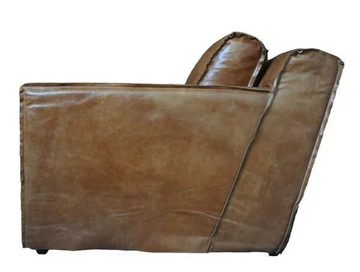 moebelfaktor 3-Sitzer Kensington 3D Columbia-Brown, Außergewöhnliches Polster, besonders bequem, Holzfüße